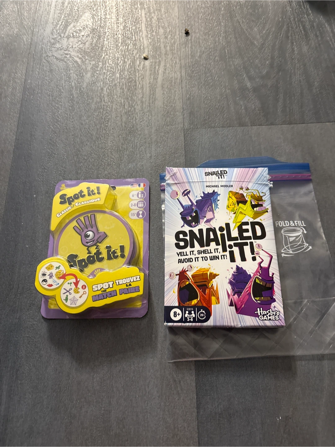 MUST GO ASAP) Spot It! & Snaililed It! Card Games