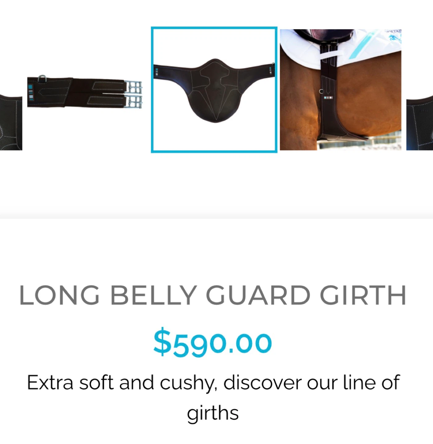 Voltaire Design Long Belly Guard Girth - photo 3