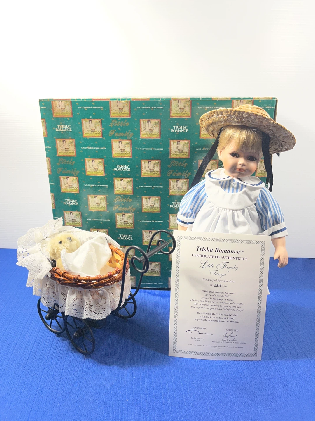 Trisha Romance "Little Family Tanya" Hand-crafted Porcelain Doll - photo 2