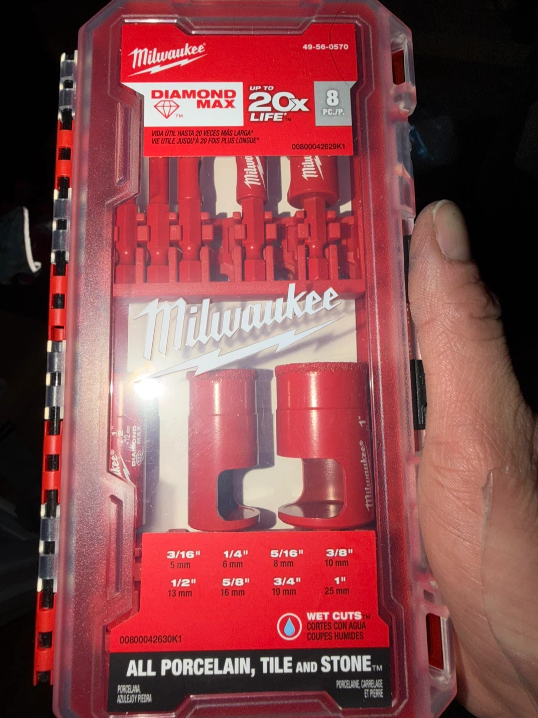 Milwaukee Diamond Max Hole Saw Kit 6 Piece