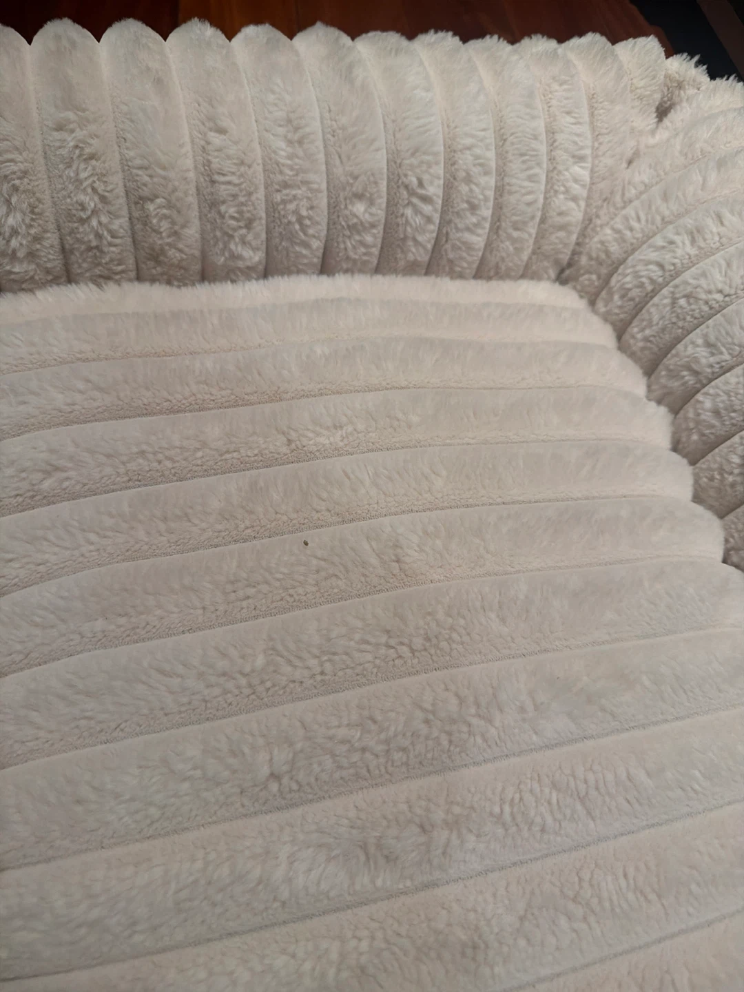 Plush Pet Bed - Cream, Approx. 30” x 24” - photo 2
