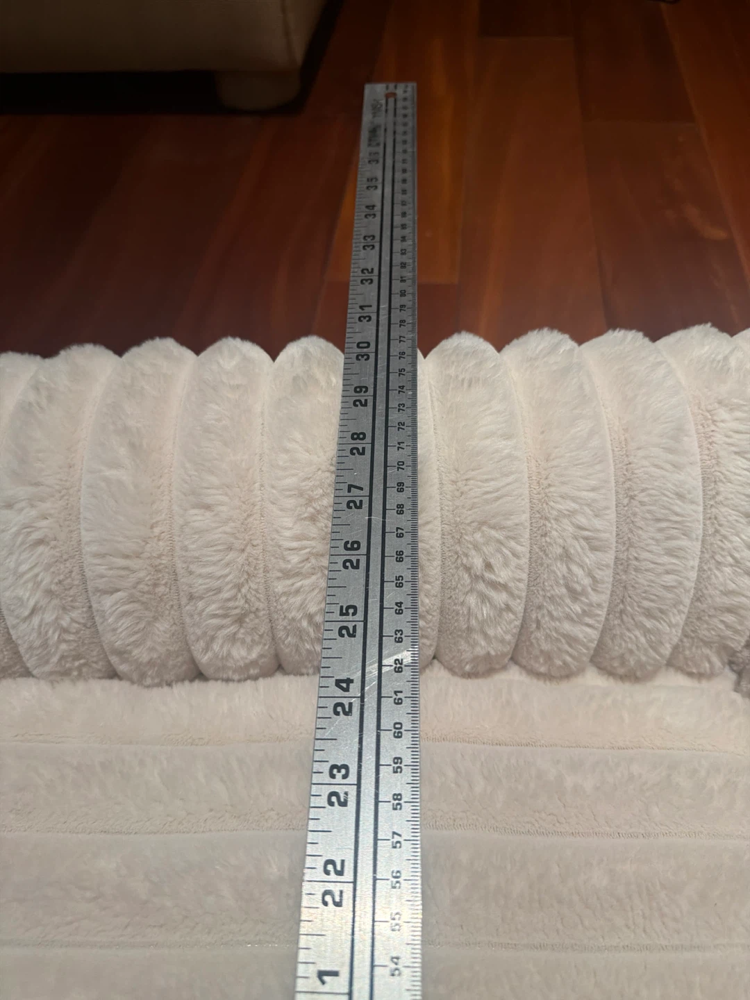 Plush Pet Bed - Cream, Approx. 30” x 24” - photo 5