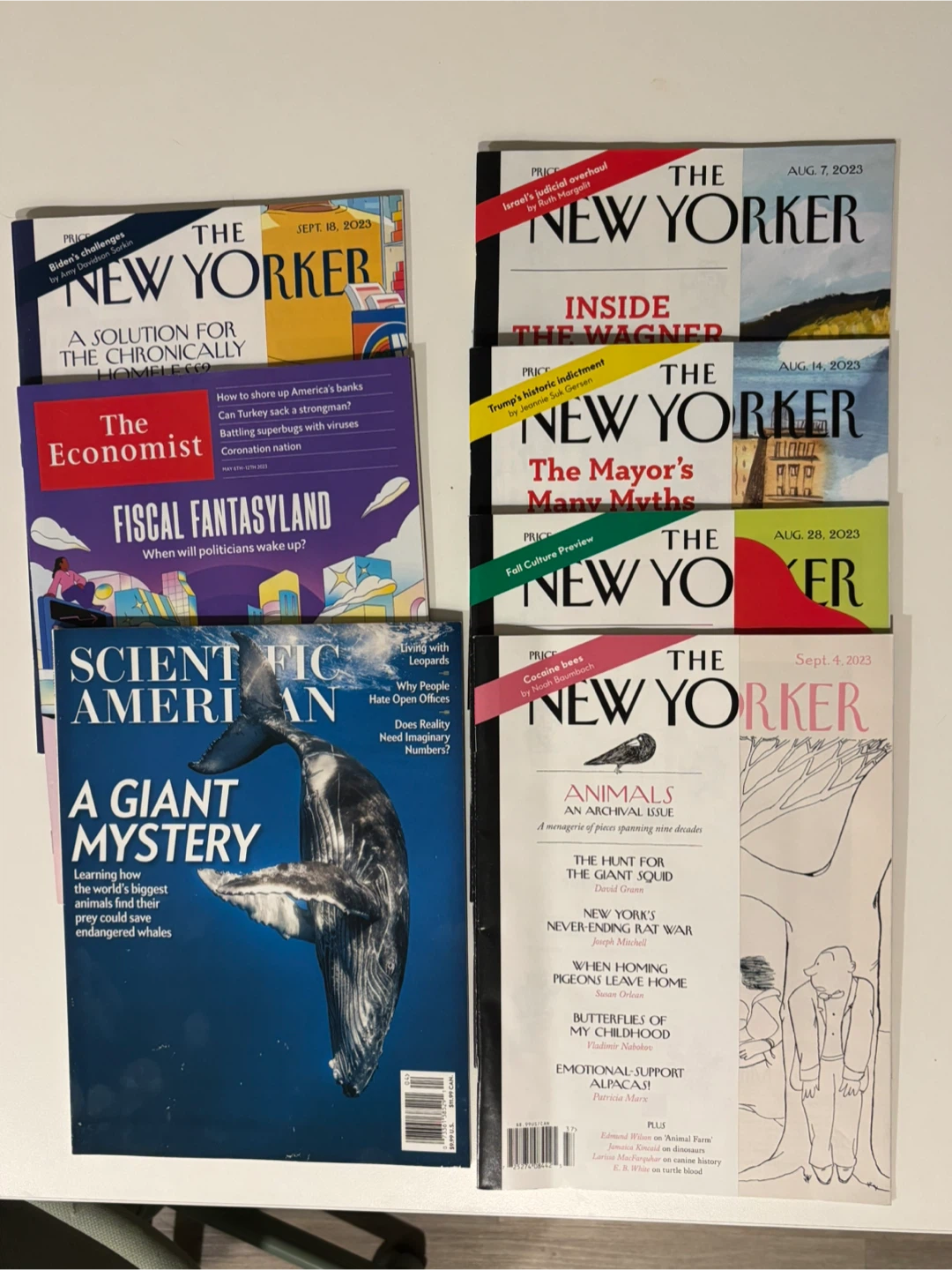 The New Yorker & Scientific American Magazines Bundle