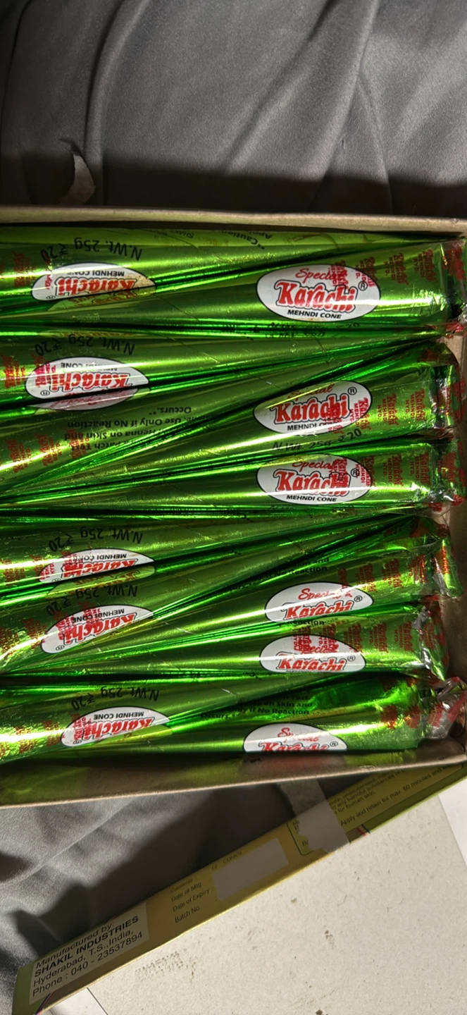 Karachi Special Mehndi Cones (25g each) - photo 2