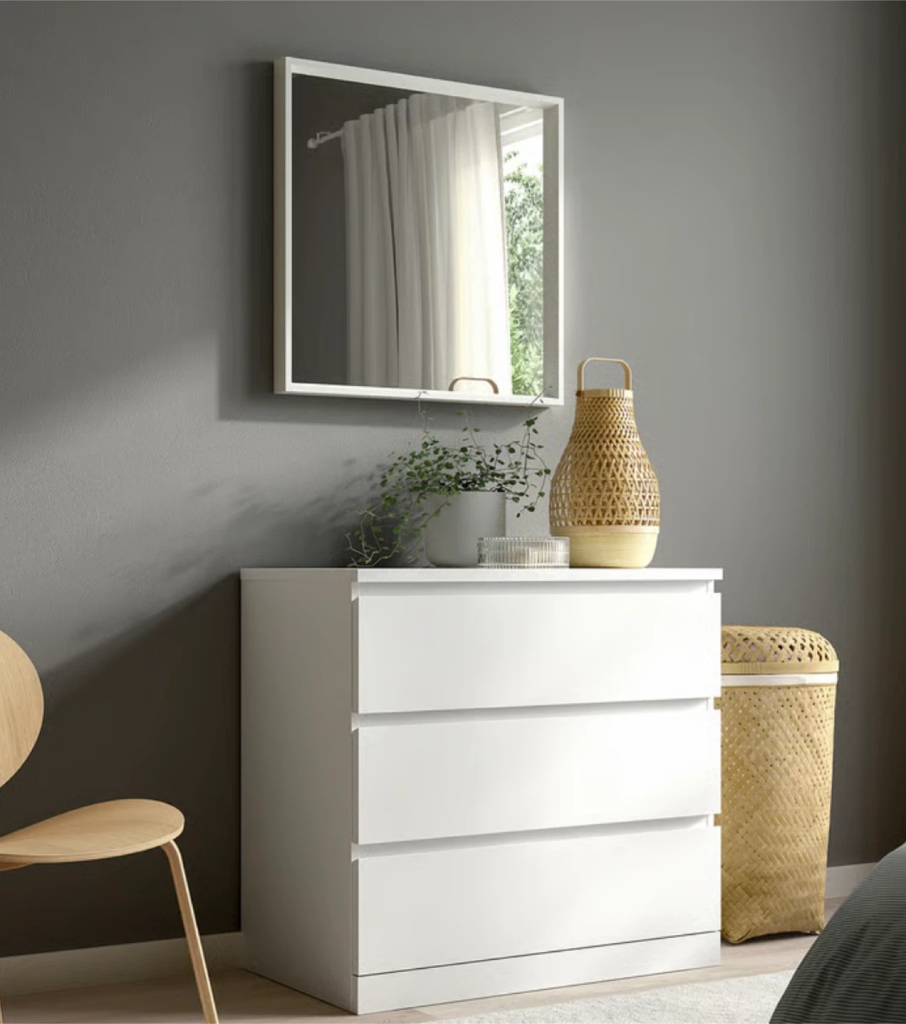 White Square Mirror [IKEA] - photo 2