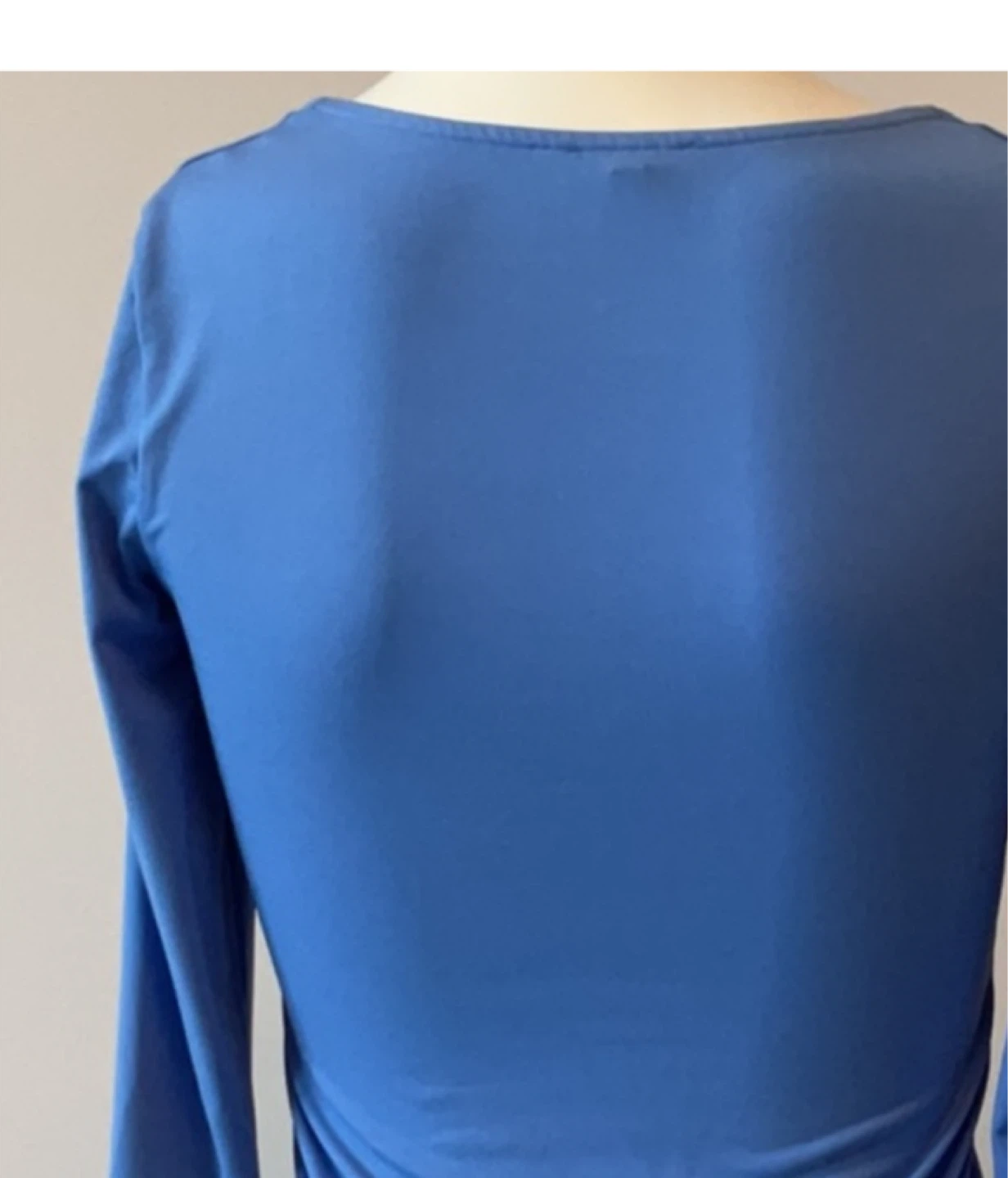 Dynamite Blue Long Sleeve Bodysuit  Size S - photo 3