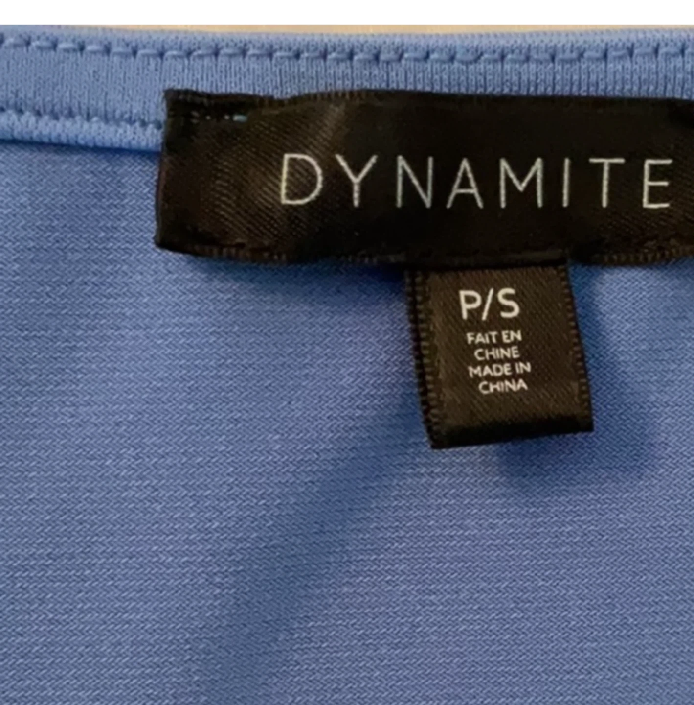 Dynamite Blue Long Sleeve Bodysuit  Size S - photo 4