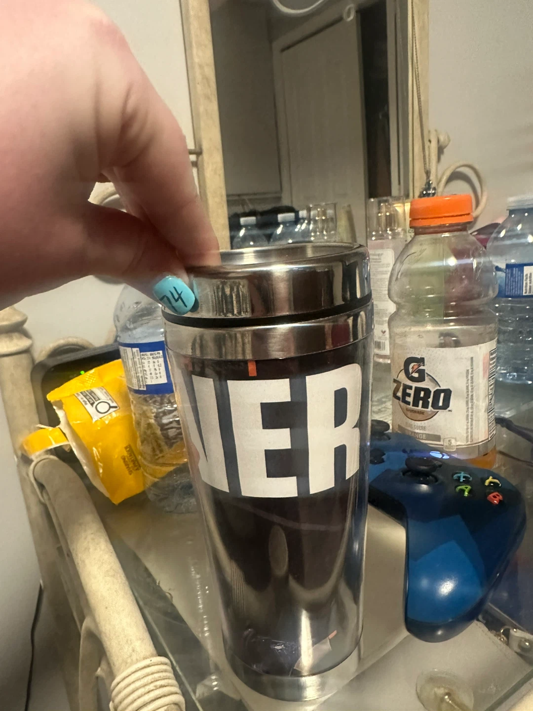 Edmonton Oilers Hockey Travel Mug