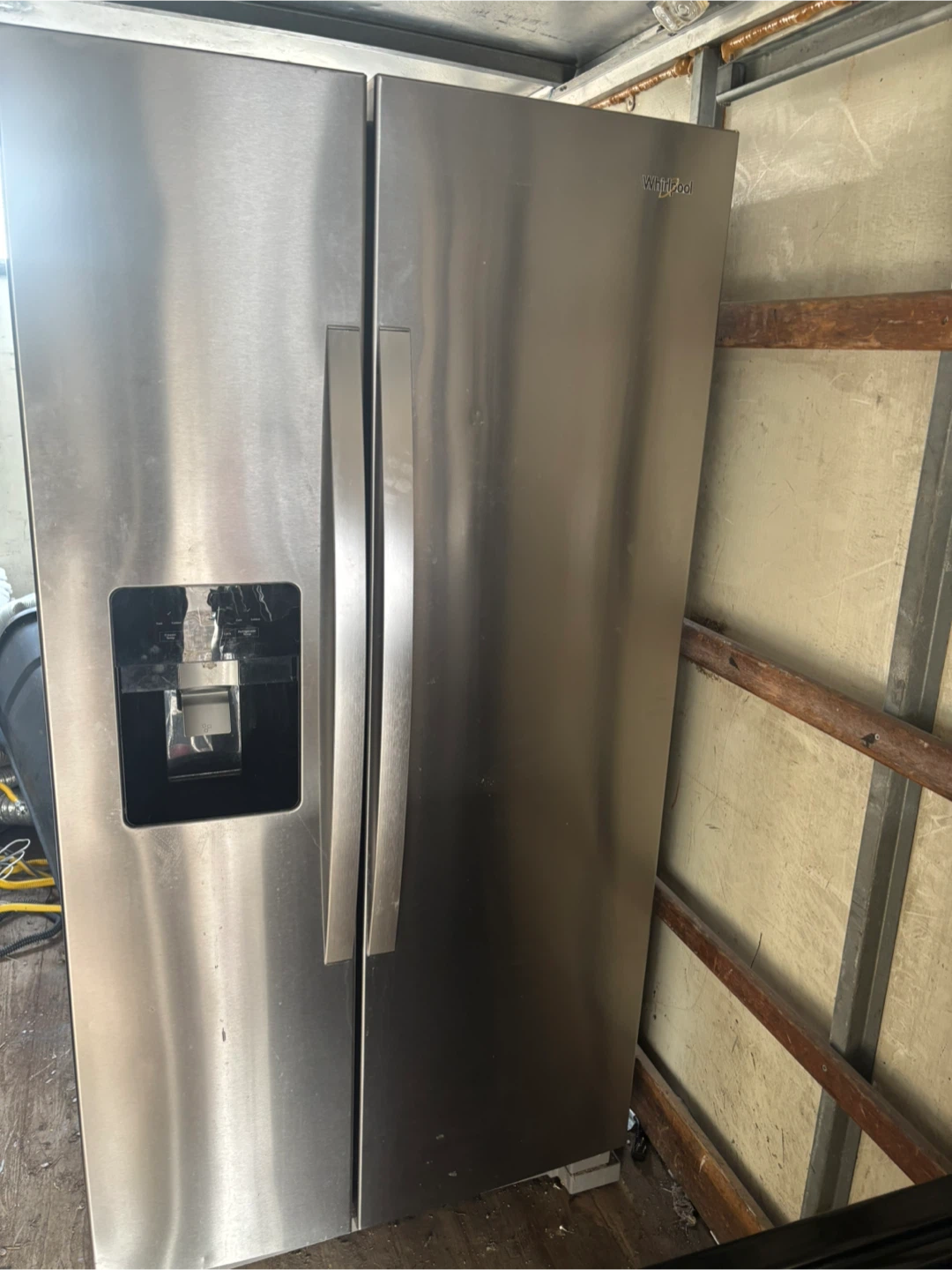 Whirlpool Side-by-Side Refrigerator with Ice and Water Dispenser
