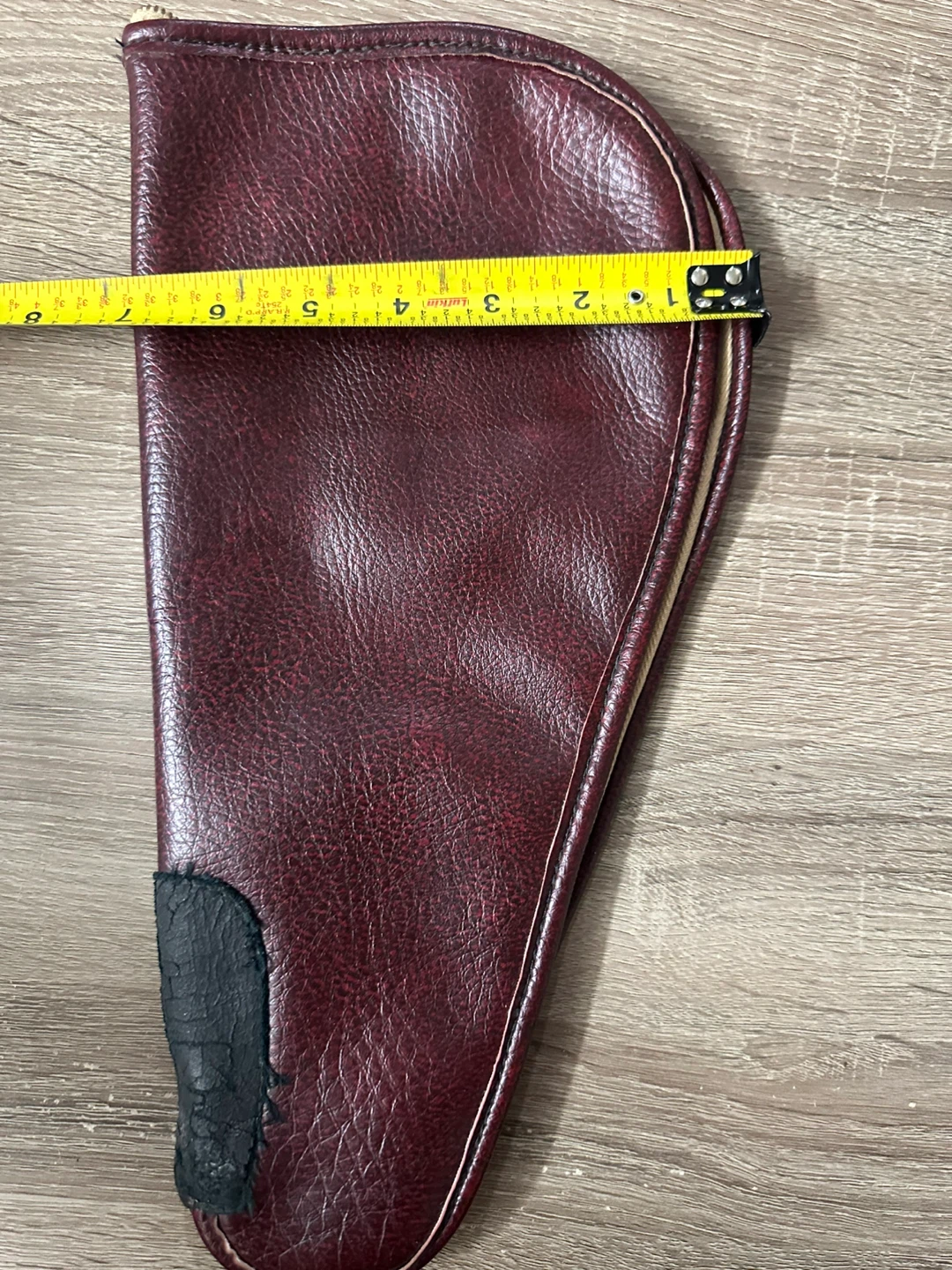 Vintage Burgundy Leather Case - photo 2