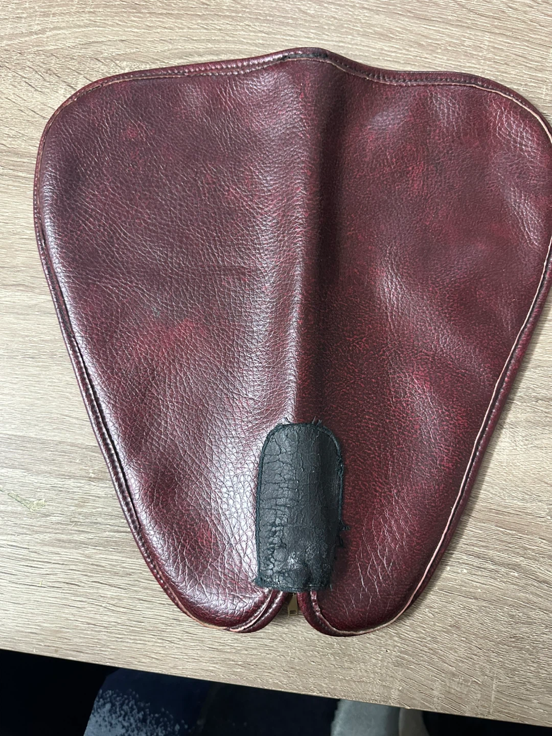 Vintage Burgundy Leather Case - photo 3