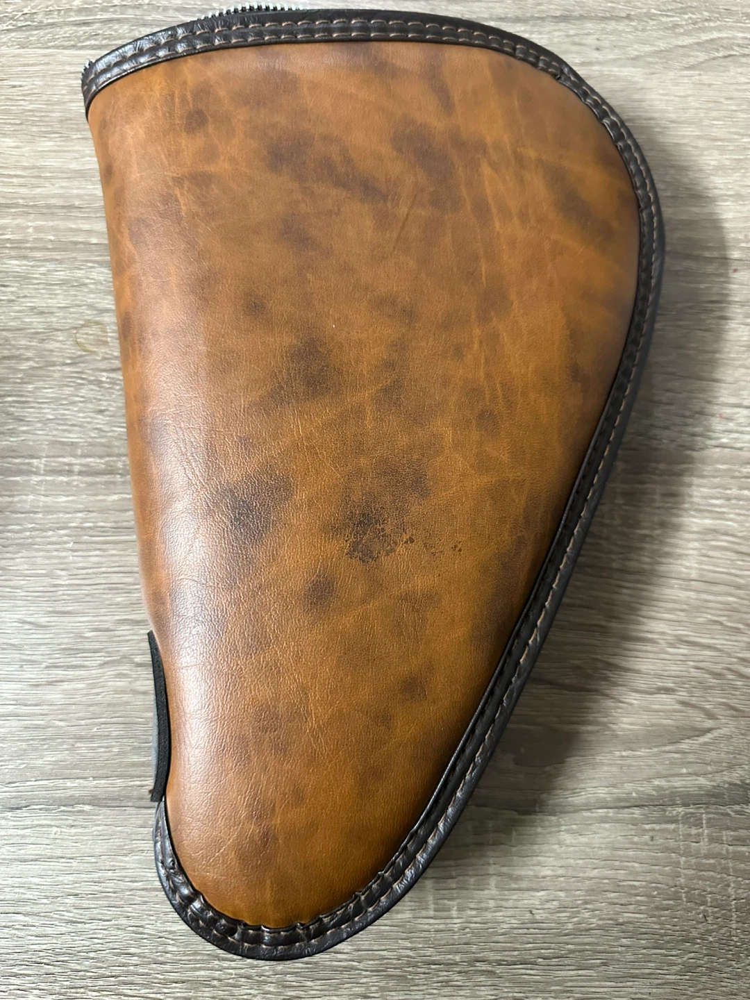 Brown Faux Leather Pistol Holster