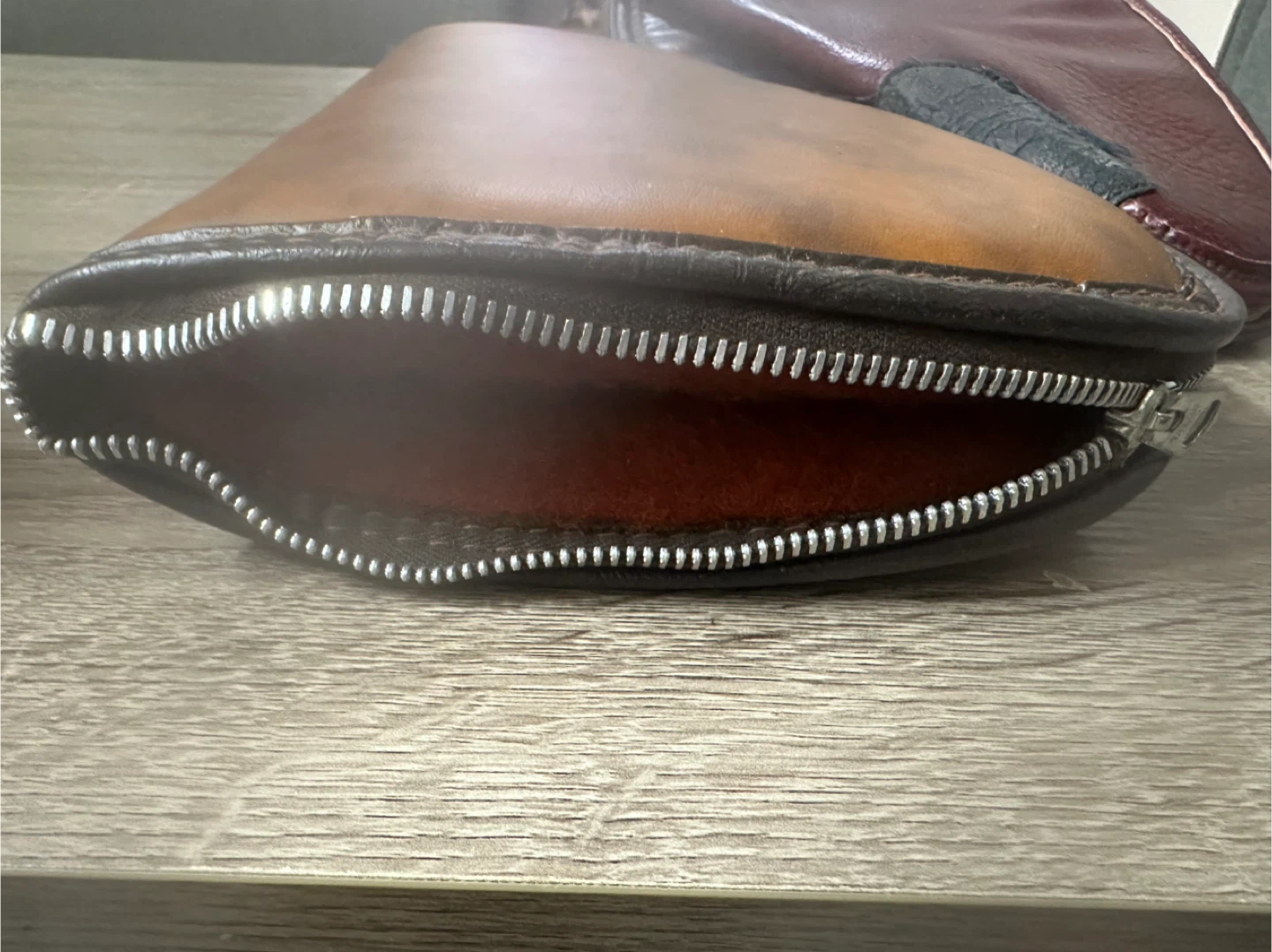 Brown Faux Leather Pistol Holster - photo 3