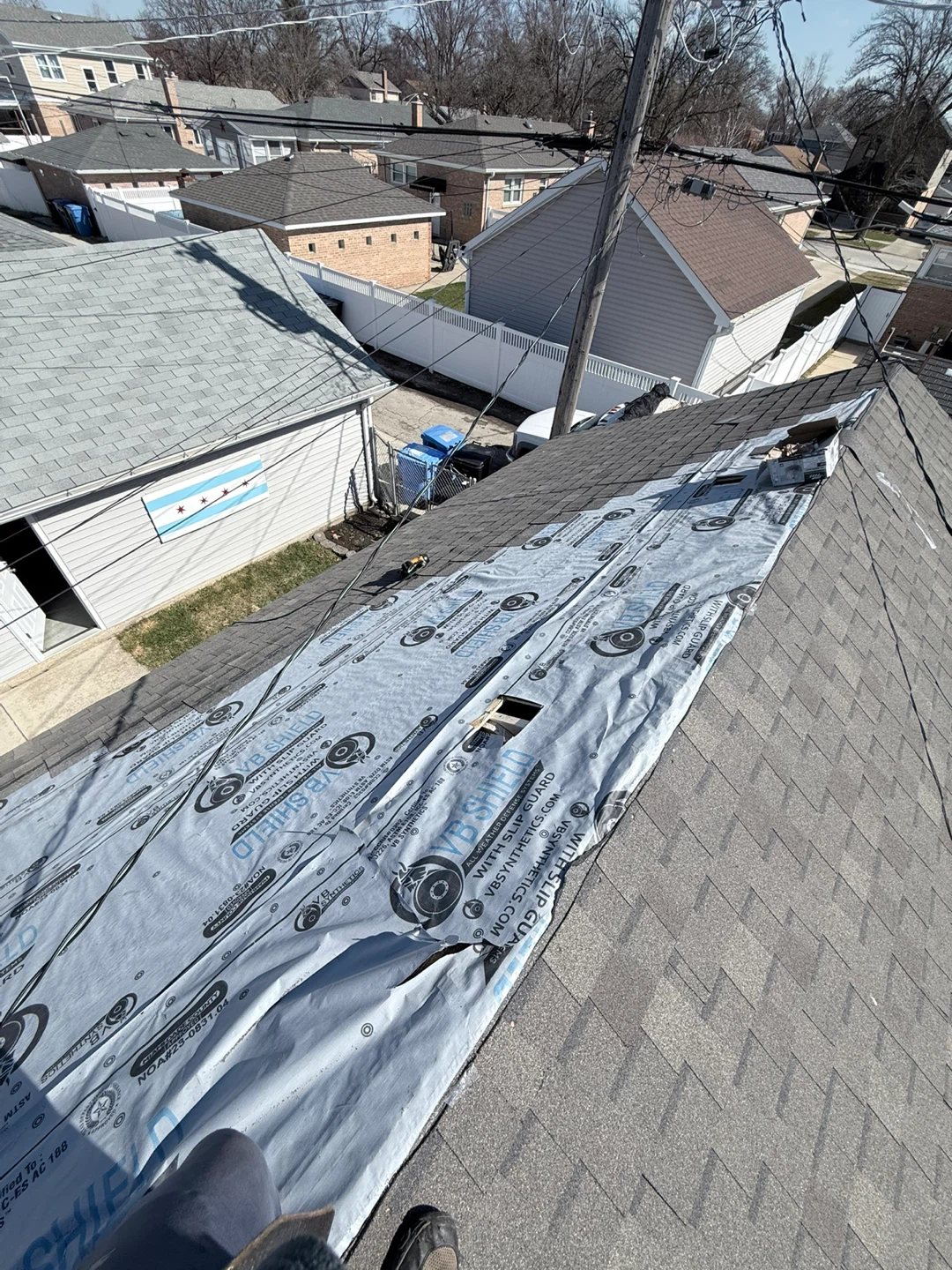 Roof concrete tucpointing aluminio deck garaje nuevos