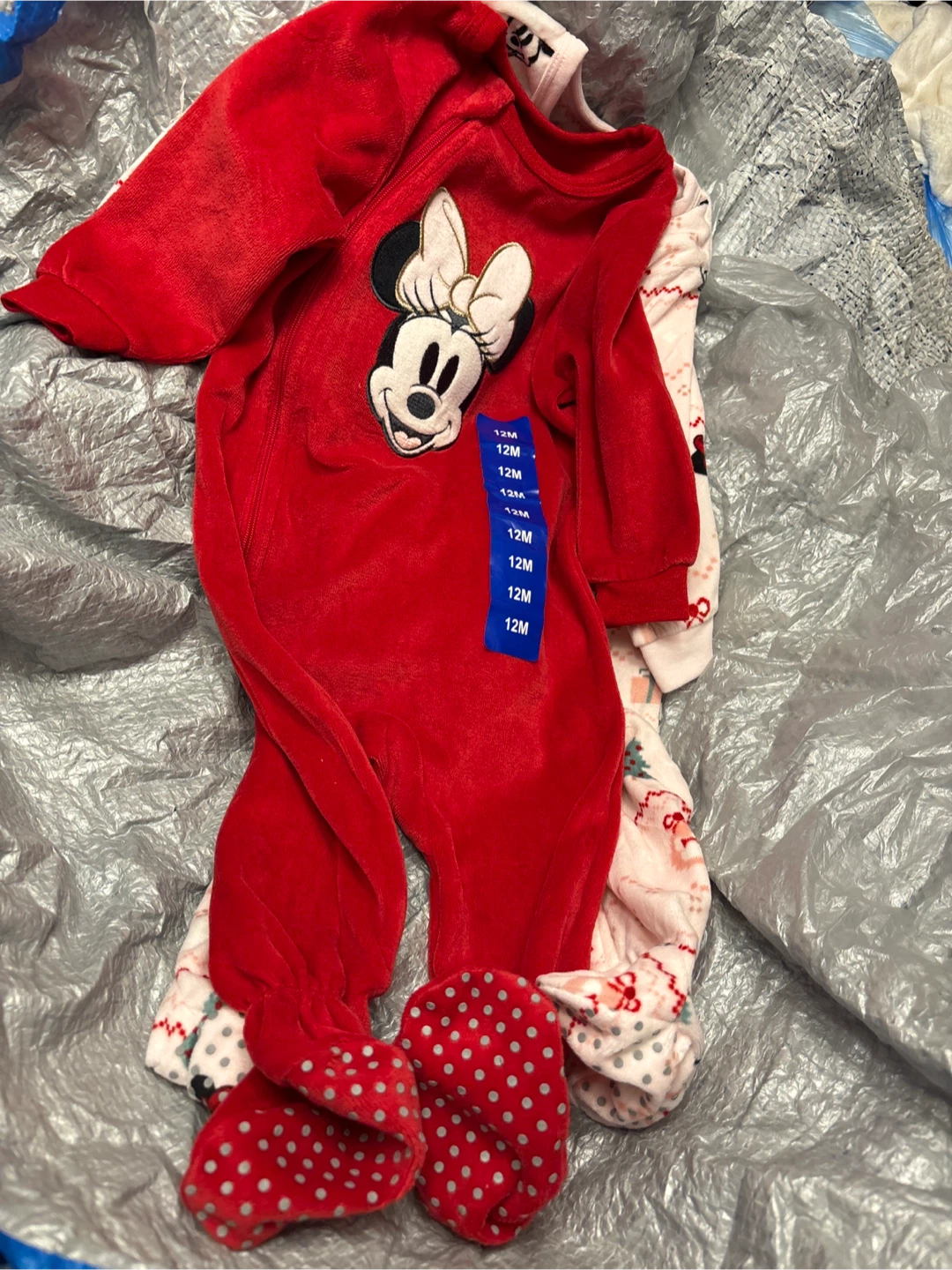 NWOT Disney Baby Minnie Mouse 2pc Pajamas Set 12M