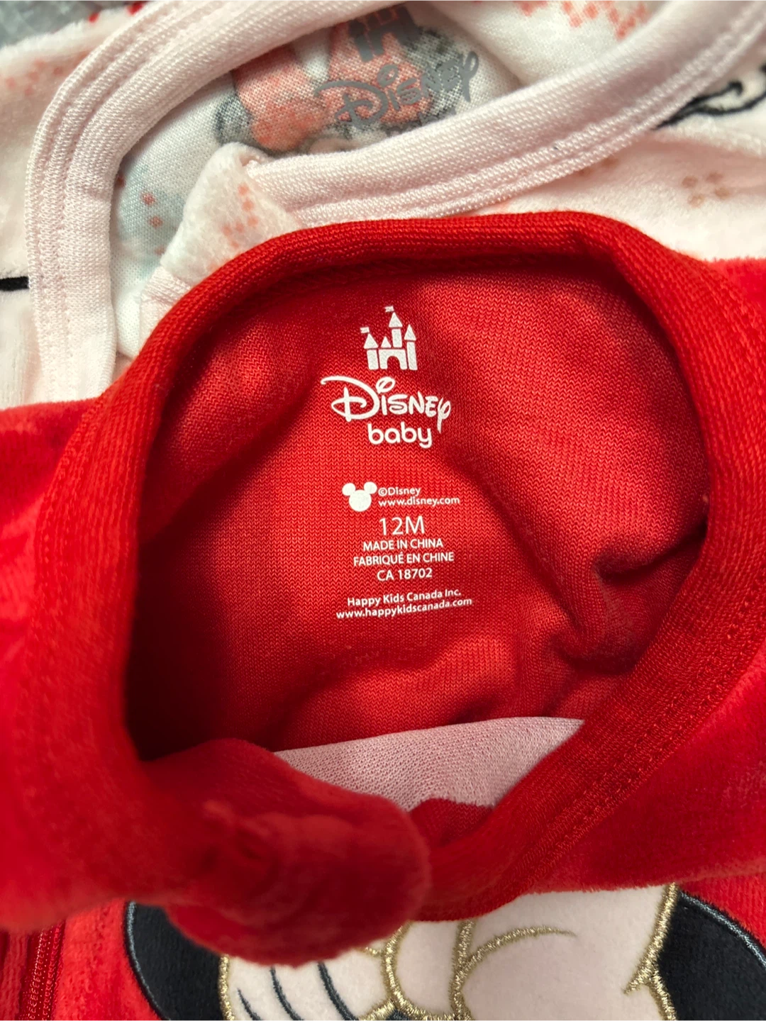 NWOT Disney Baby Minnie Mouse 2pc Pajamas Set 12M - photo 4