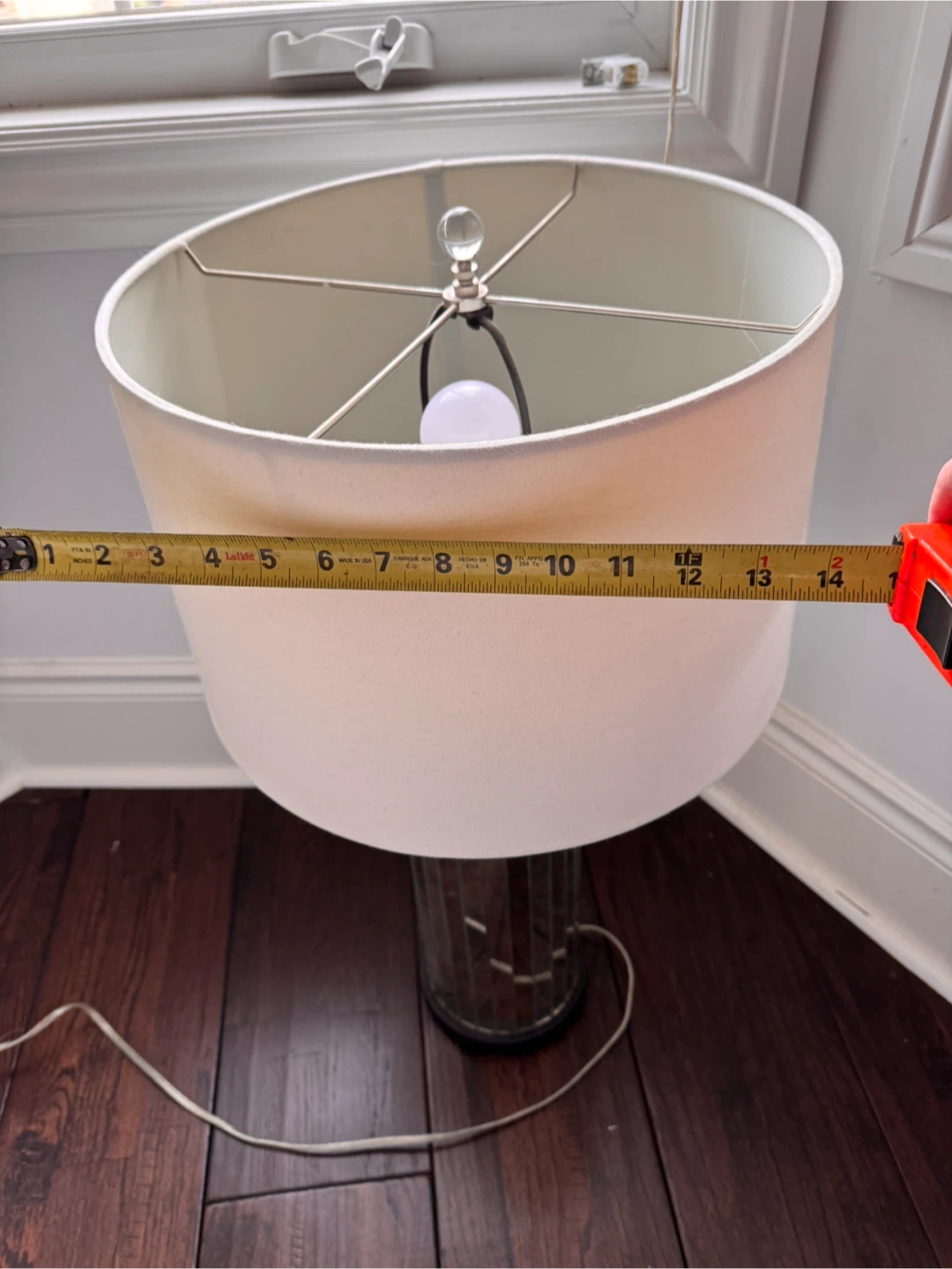 Pottery Barn mirrored Table Lamp - photo 4