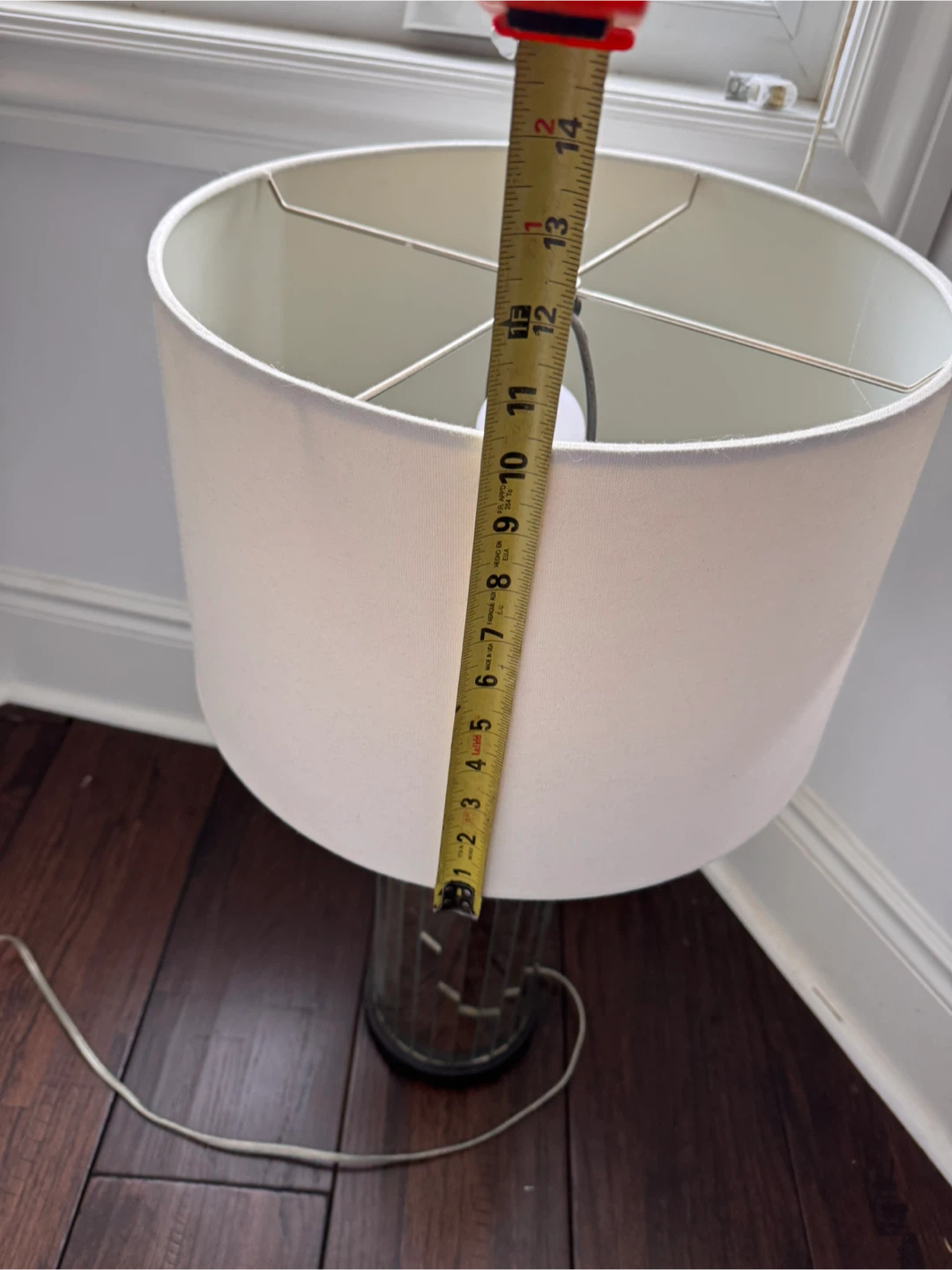 Pottery Barn mirrored Table Lamp - photo 5