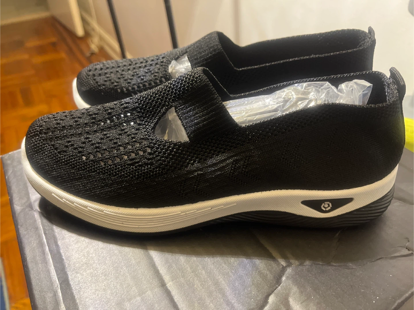 Black Slip-on Sneakers