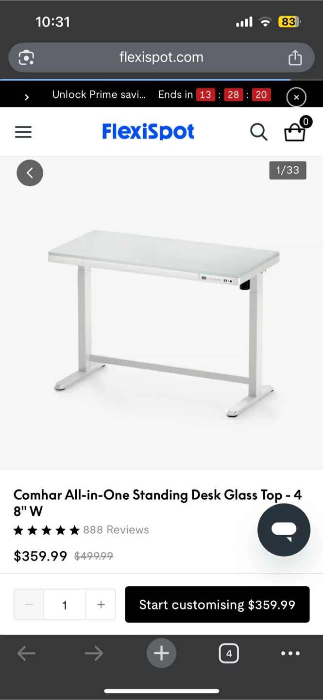 Electronic Standing Desk