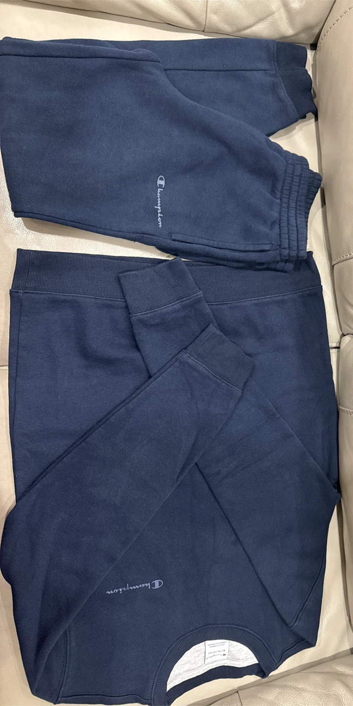 Champion XL 14/16 Navy Sweatshirt and Joggers Set