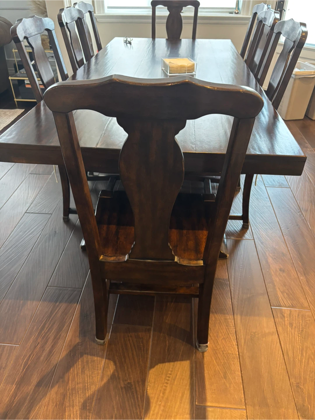 Dark Wood Dining Chair - photo 5