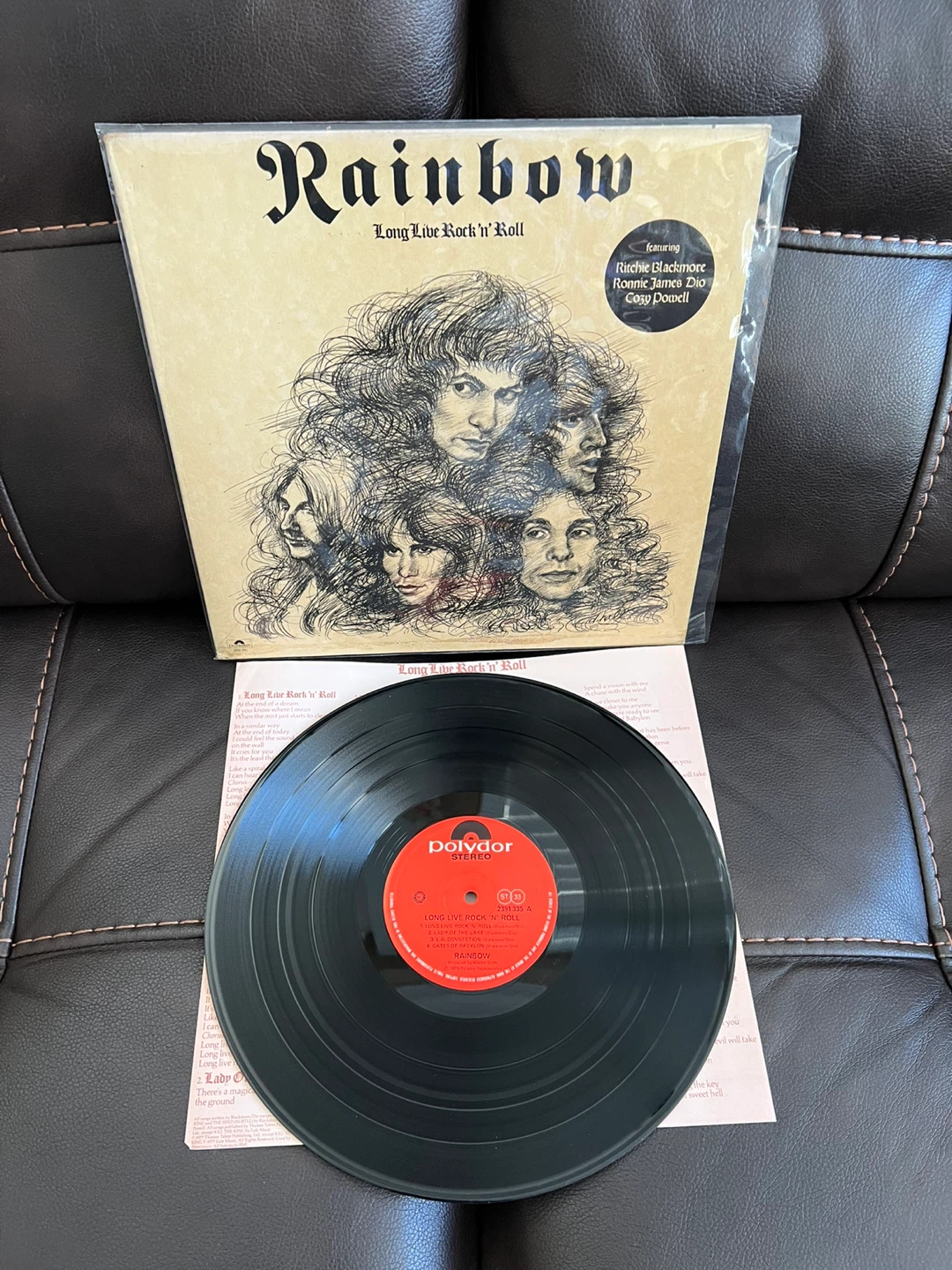 Rainbow Long Live Rock 'n' Roll Vinyl record 1978 HK press