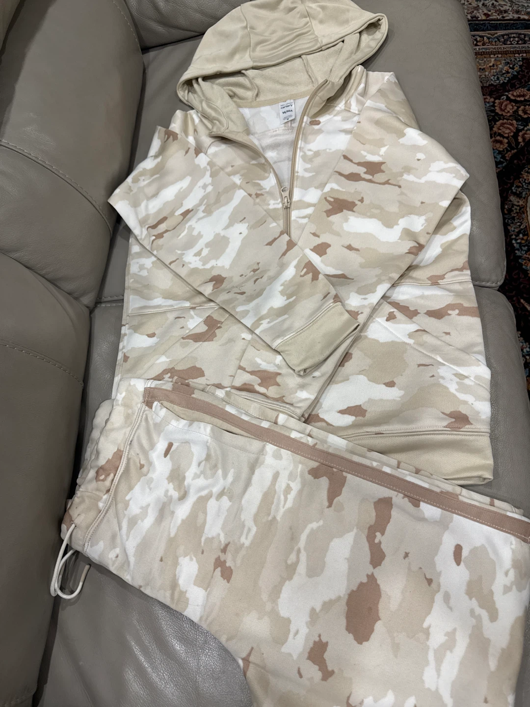 Kids size 14, Carter's Camouflage Zip-Up Hoodie and Pants Set