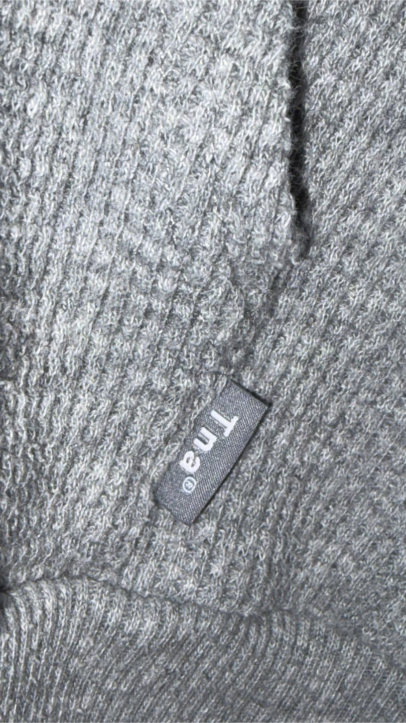 Tna Waffle Zip Hoodie Heather Dover Grey - photo 2