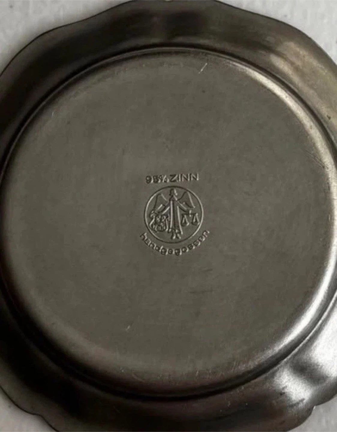 Set of 2 Vintage Pewter Coasters - photo 4