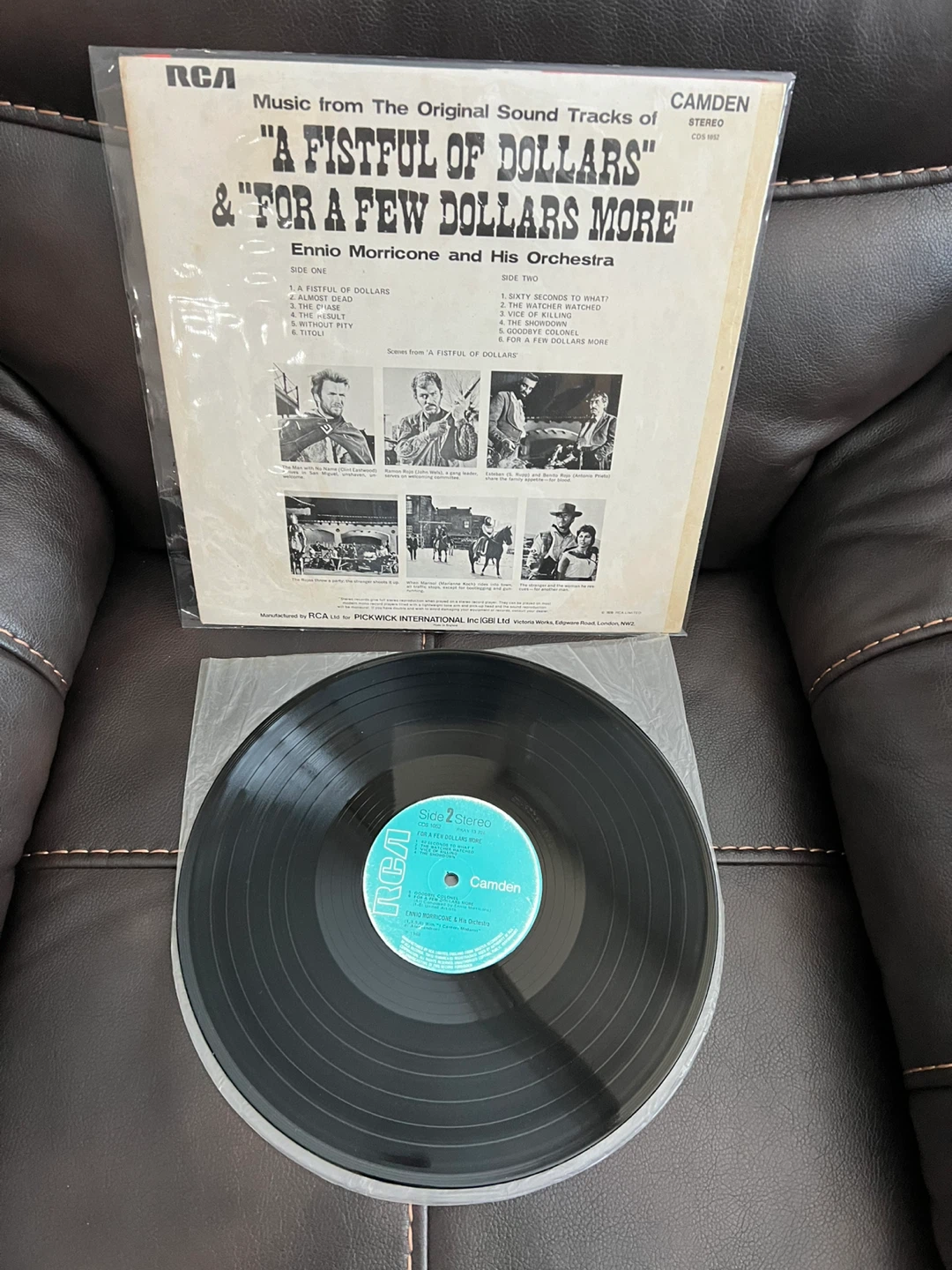 MA Fistful of Dollars & For a Few Dollars More   Vinyl Record - photo 2