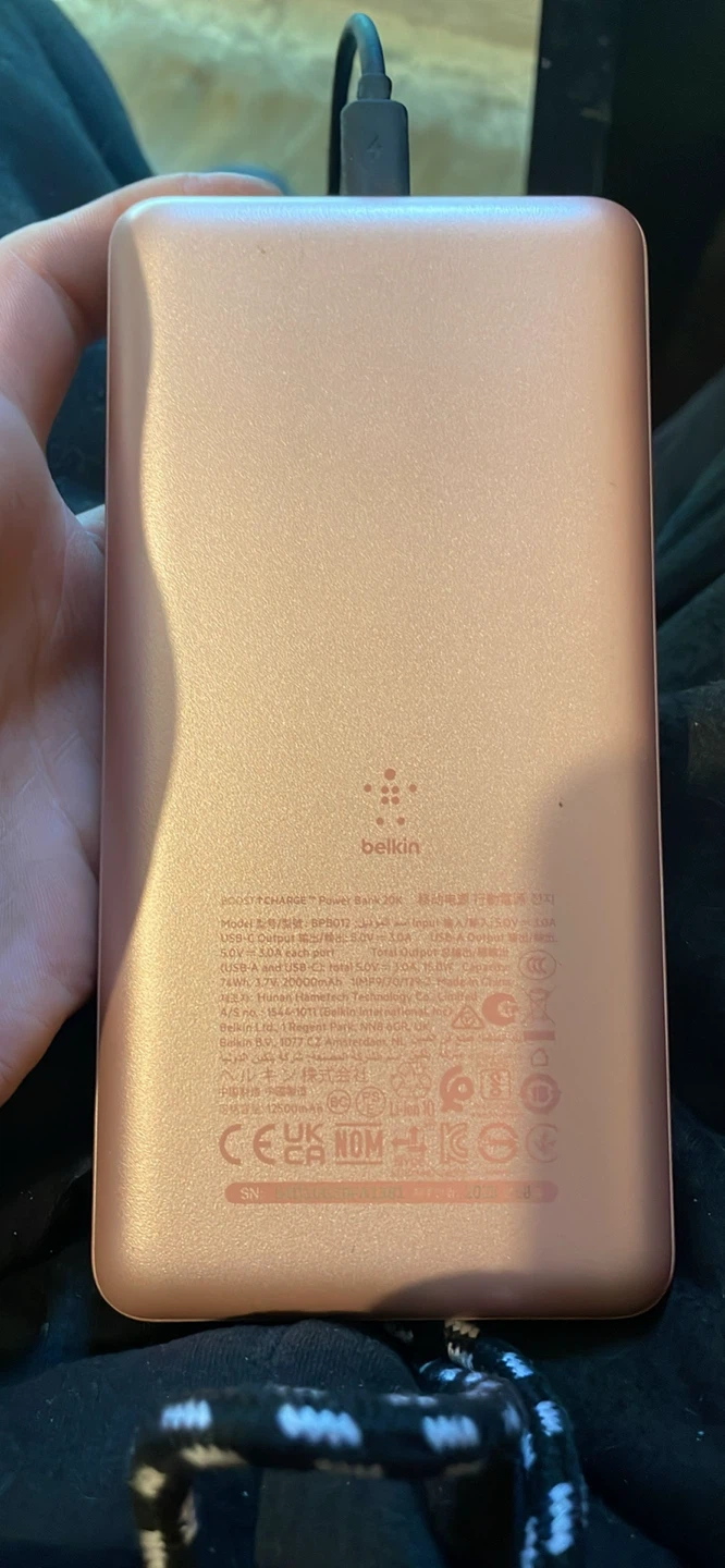 Belkin Power Bank 20K Rose Gold - photo 3