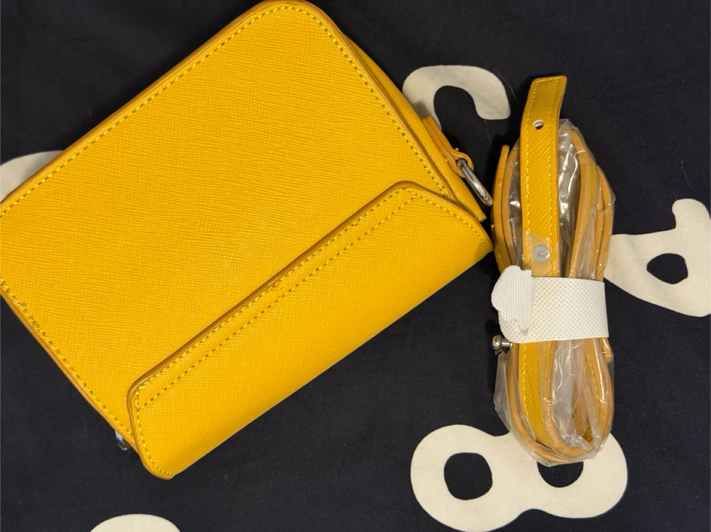Zara Yellow Crossbody Bag with Adjustable Strap - photo 3