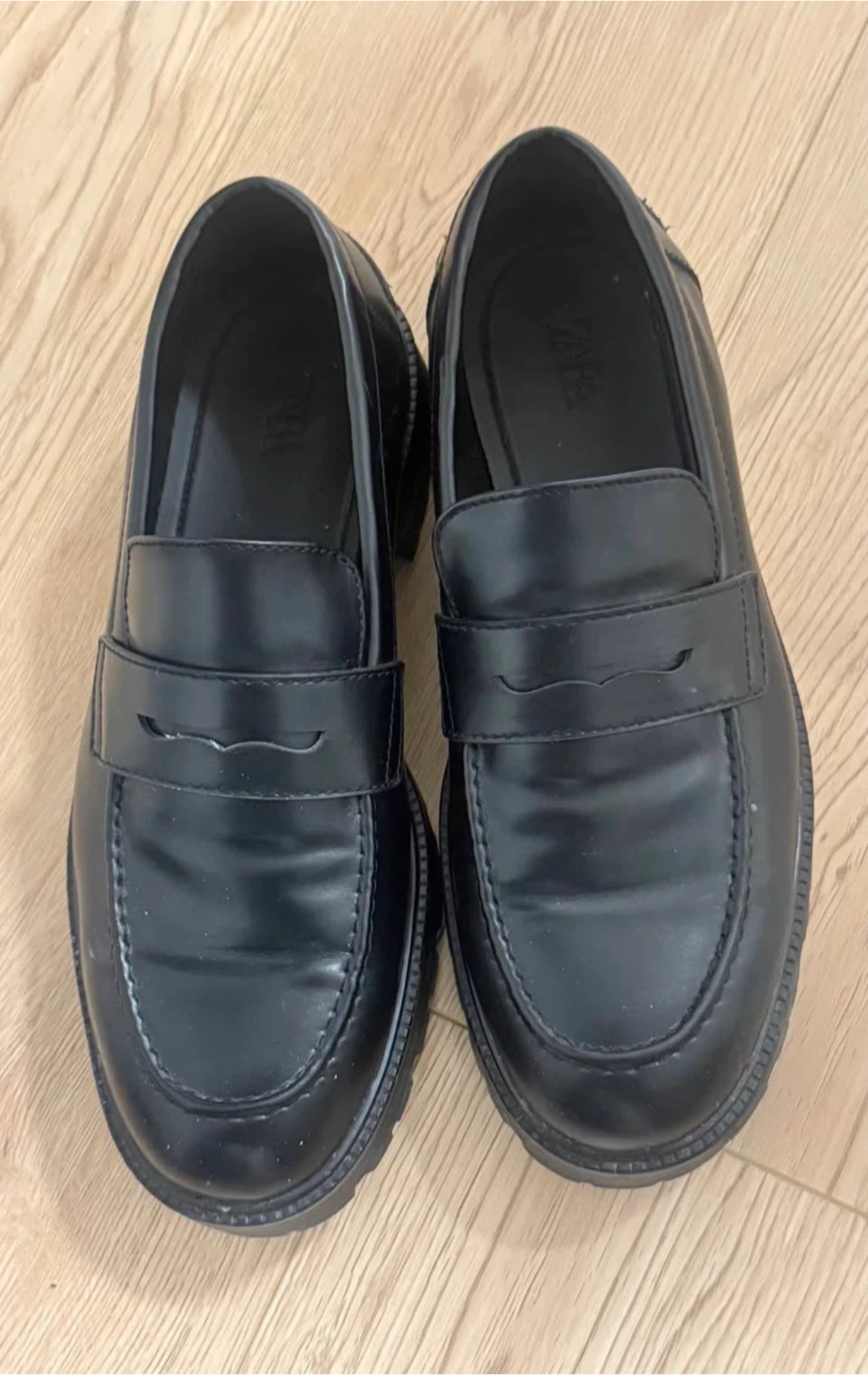 ZARA Black Loafer Shoes - Size EUR 44 - photo 3