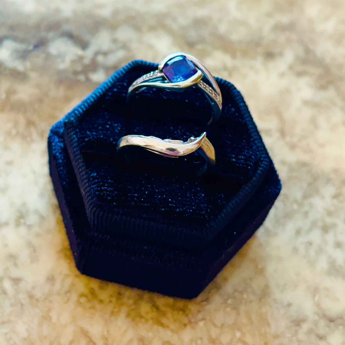 $2.2k Custom 14k Gold Stacking & Alexandrite Ring - photo 4