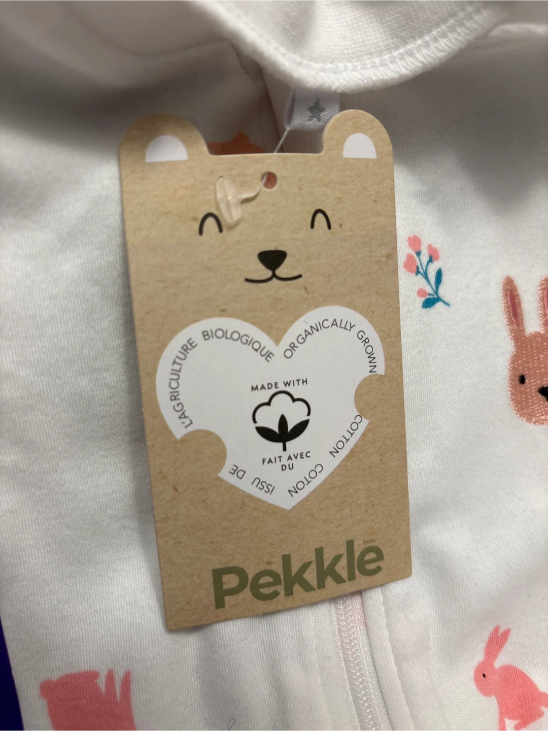 Pekkle Organic Cotton Baby Sleepsuit - 24M - photo 2