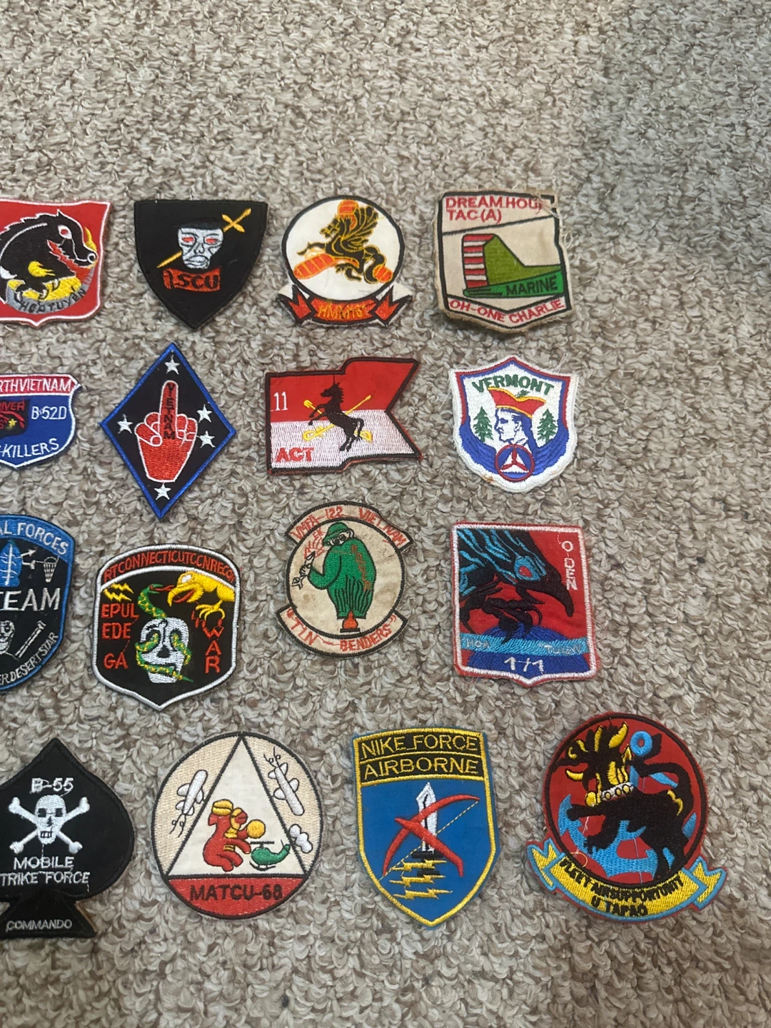 Vintage Vietnam War Era Embroidered Military Patches - photo 3