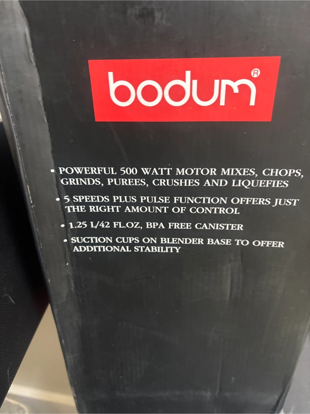 Bodum Bistro Red Electric Blender 1.25 L - photo 5