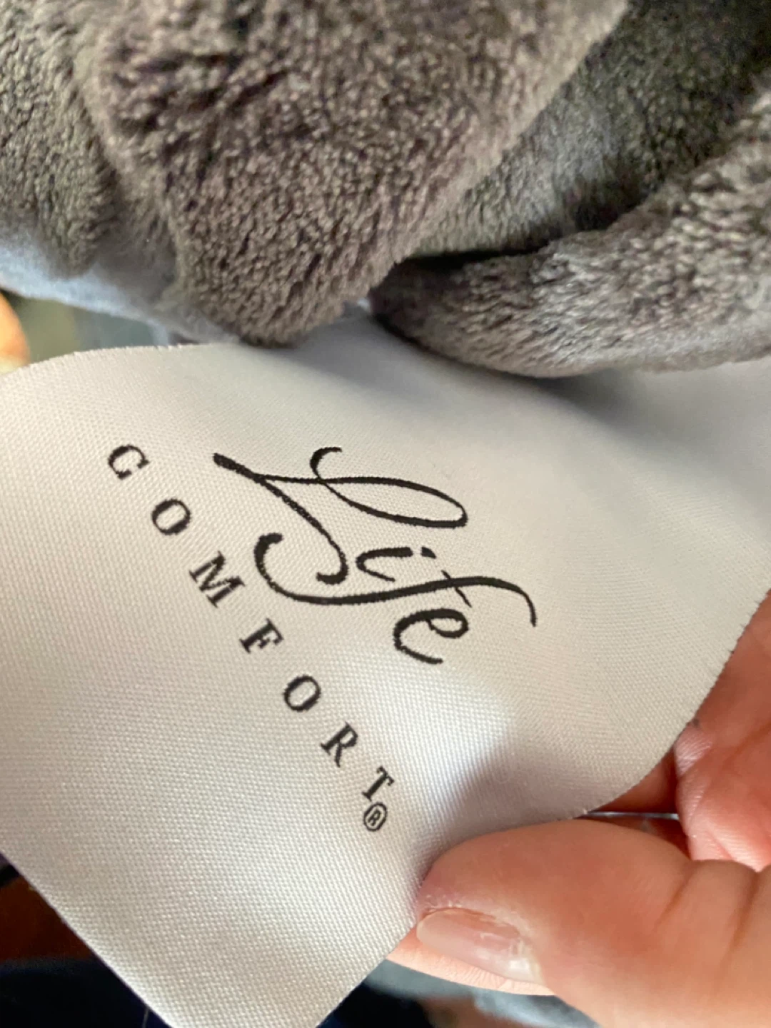 Life Comfort Grey Embossed Throw Blanket - photo 2