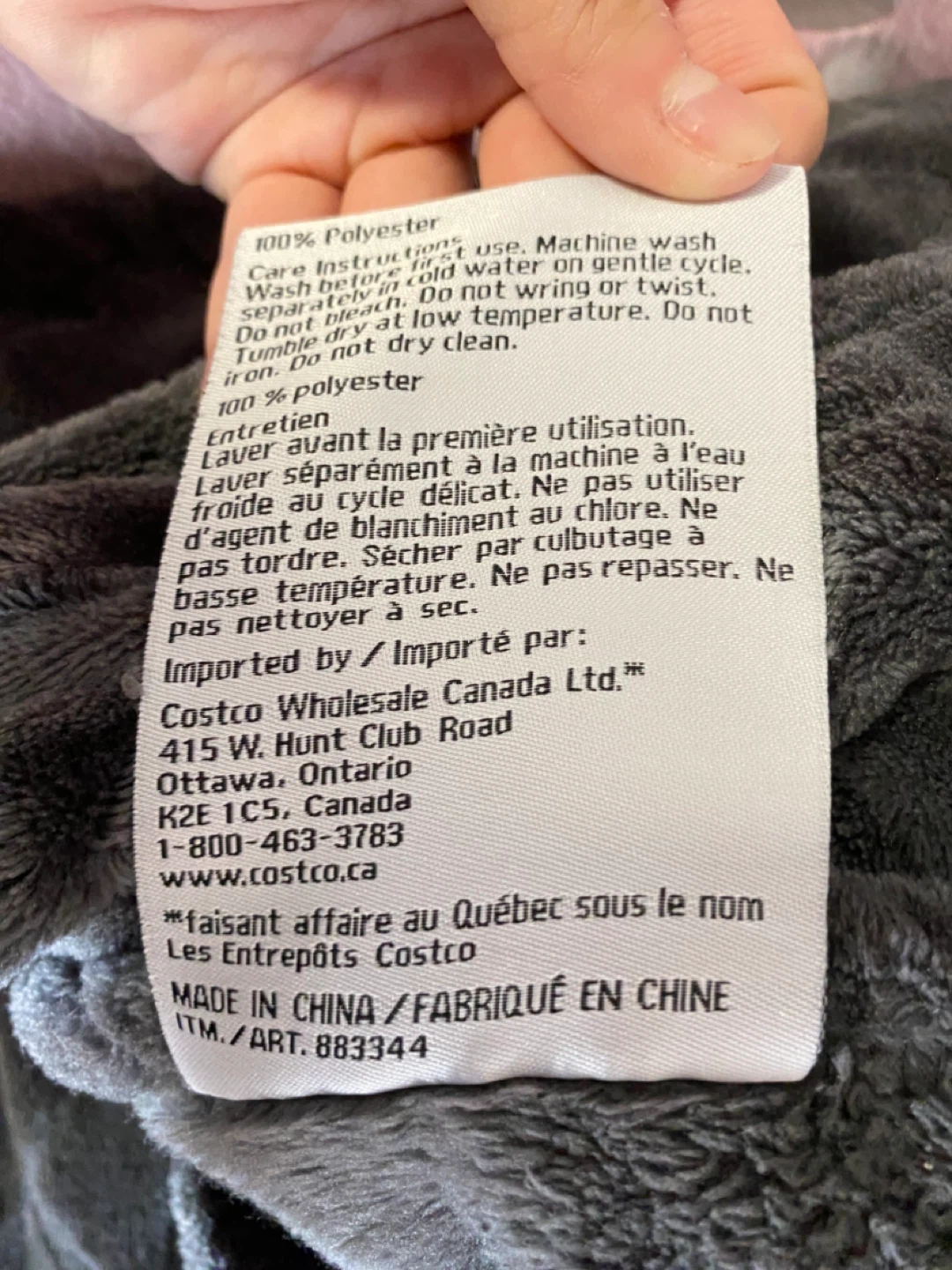 Life Comfort Grey Embossed Throw Blanket - photo 3