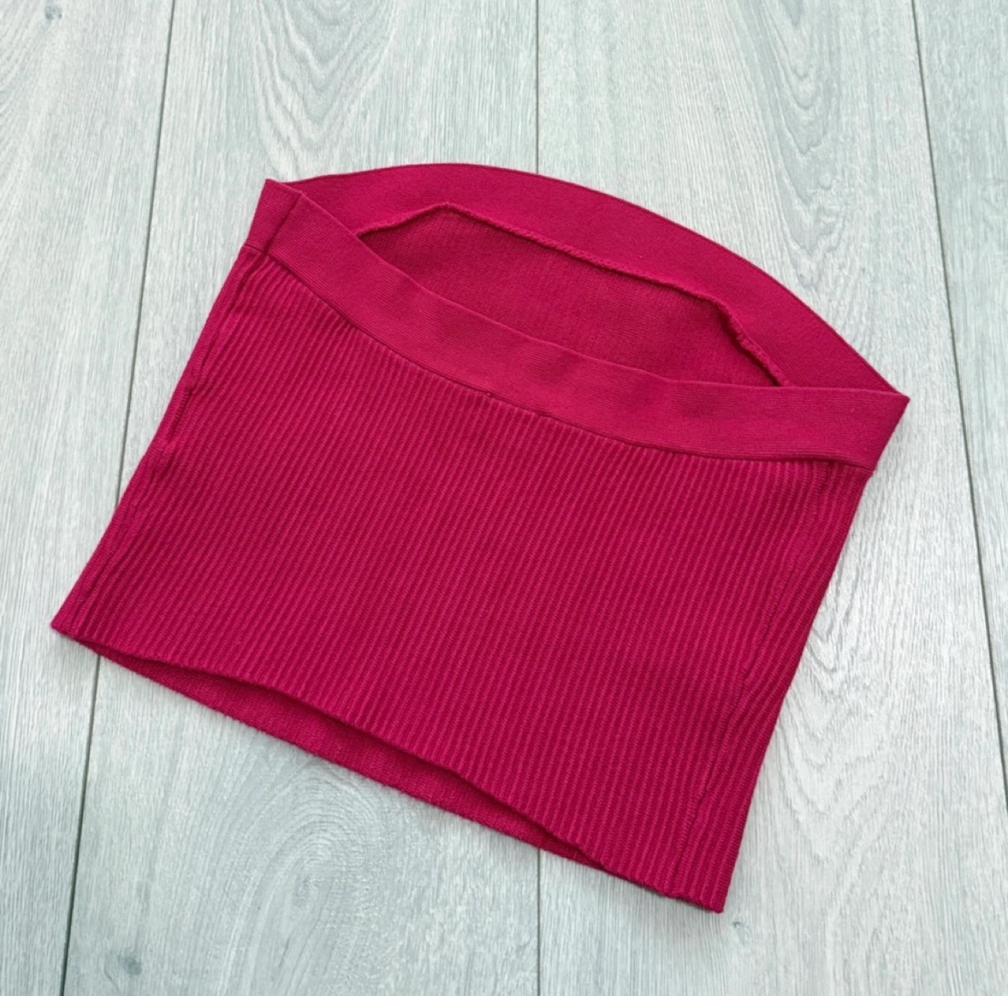 Abercrombie & Fitch Ribbed Strapless Crop Top - photo 3