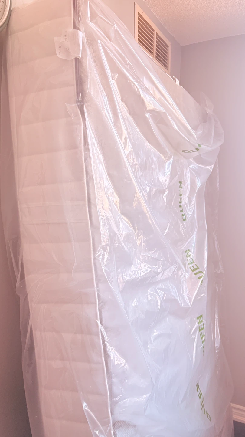 IKEA queen size bed frame with almost new queen mattress - photo 3