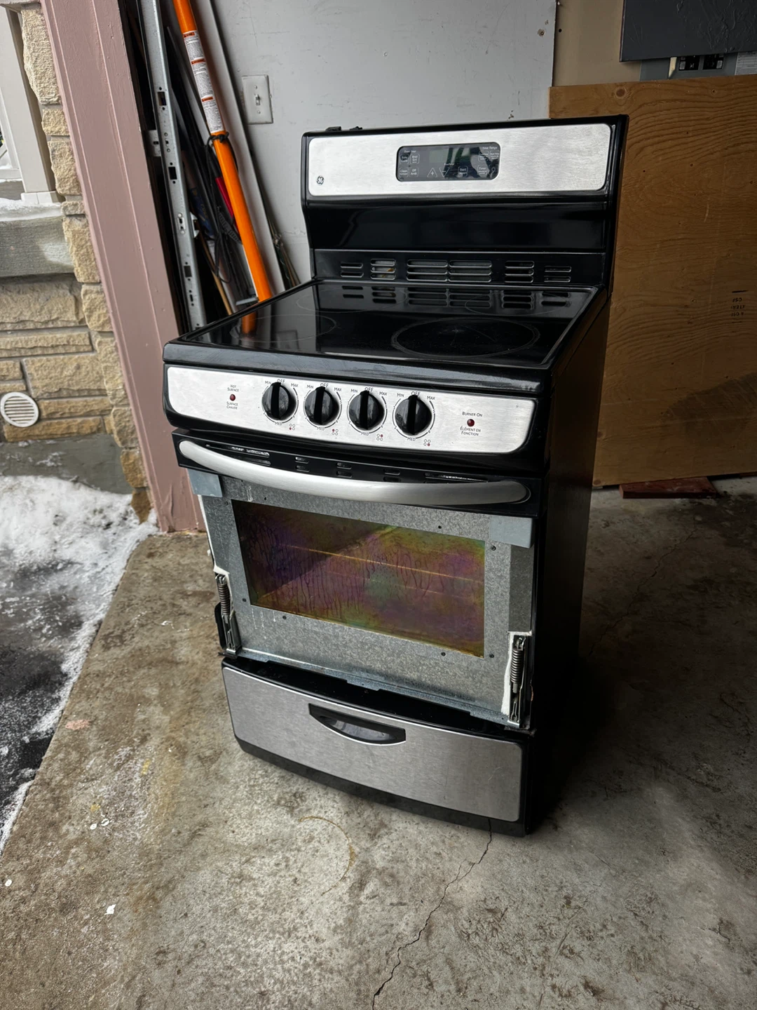 GE JCAP760SM2SS Electric Stove (for parts)