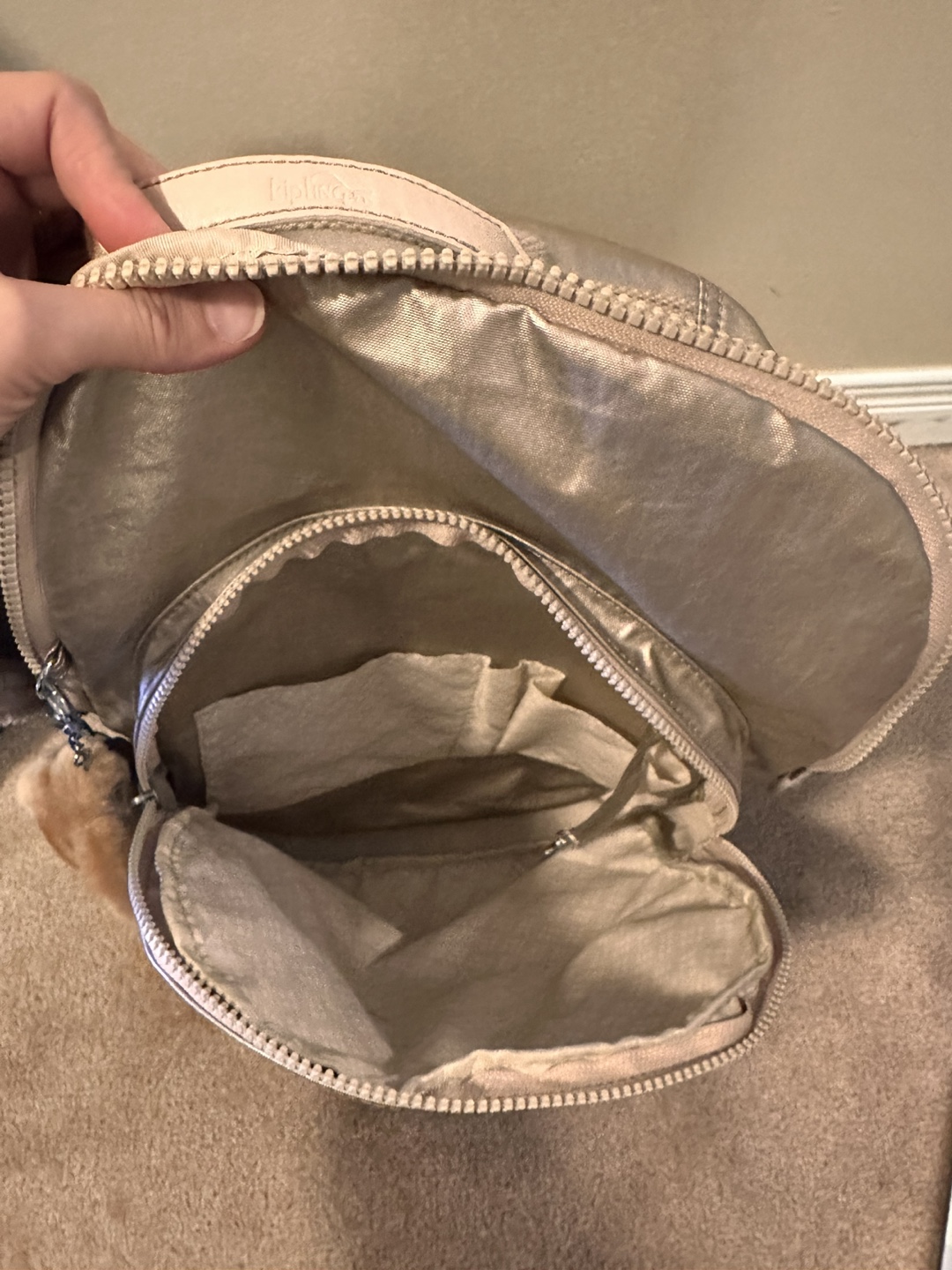 Kipling extra large Backpack - Metallic Gold - photo 3