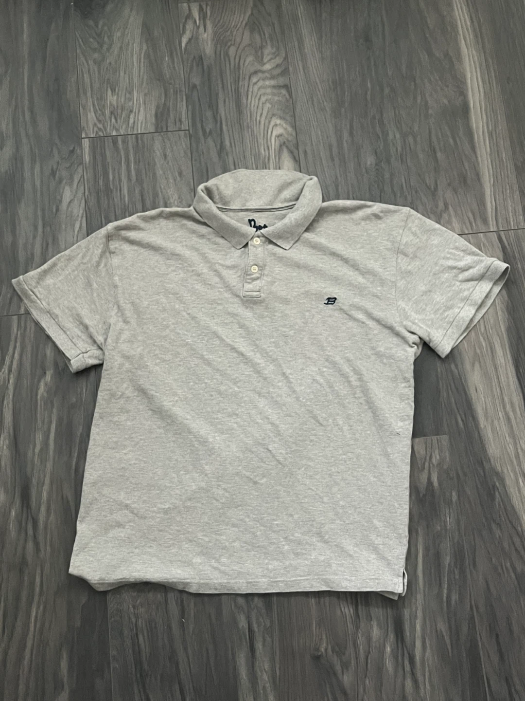 Vintage 100% Cotton Bongo Polo Grey Shirt | Men