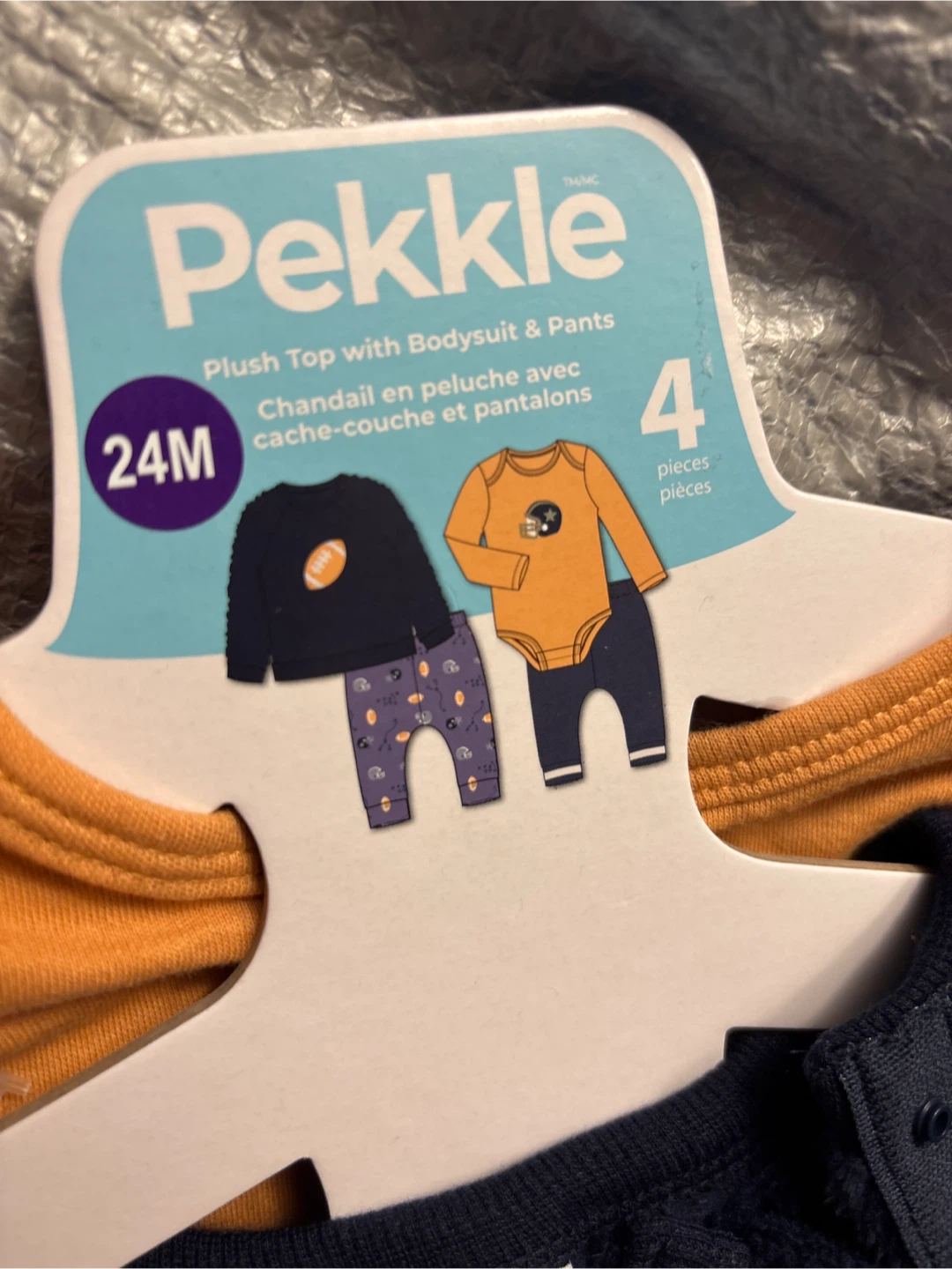 Pekkle Baby Boys 4 Piece Outfit 24 Months - photo 2