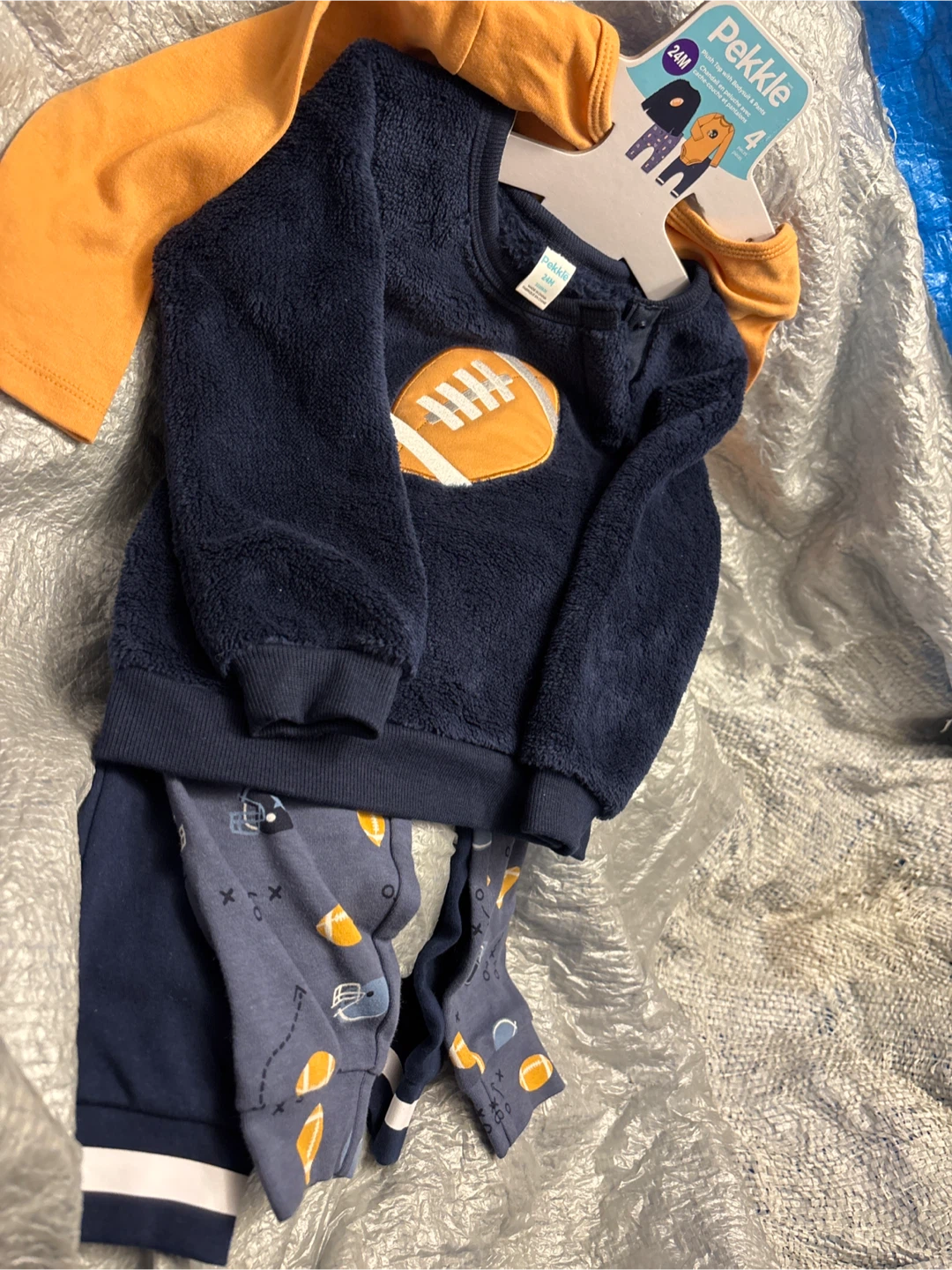 Pekkle Baby Boys 4 Piece Outfit 24 Months