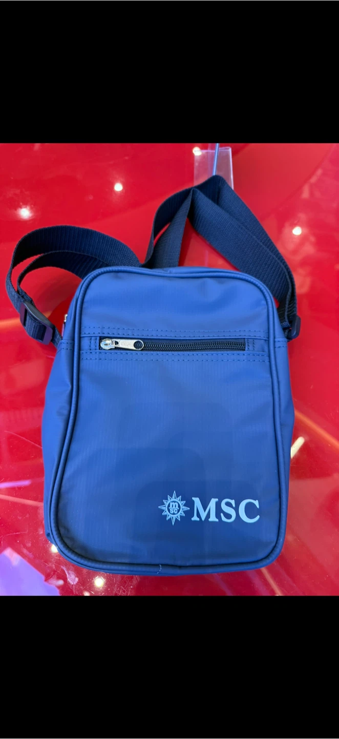 New MSC Navy Blue Crossbody Unisex Bag - Reduced! - photo 4