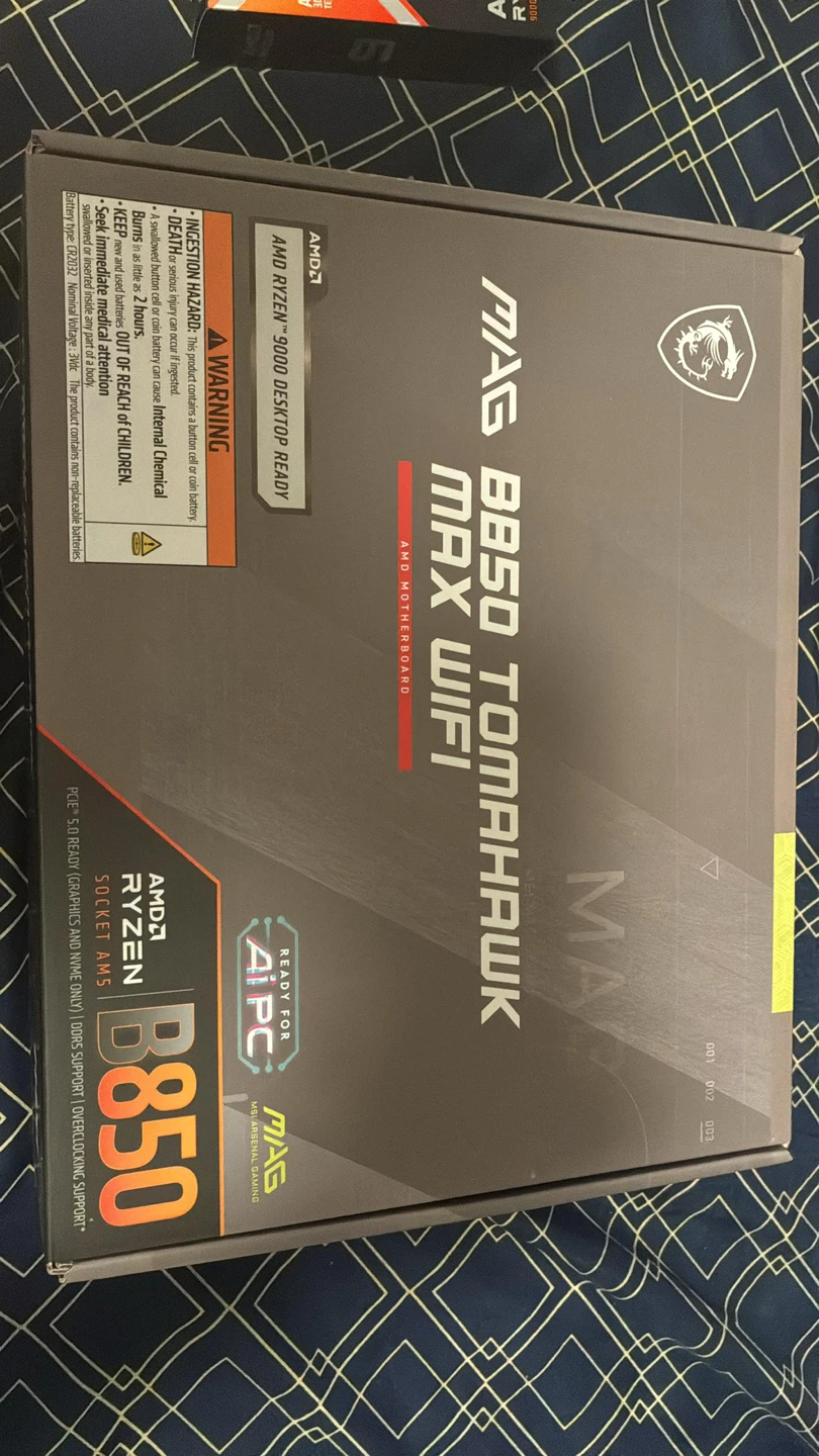 MSI MAG B850 Tomahawk MAX WiFi Motherboard