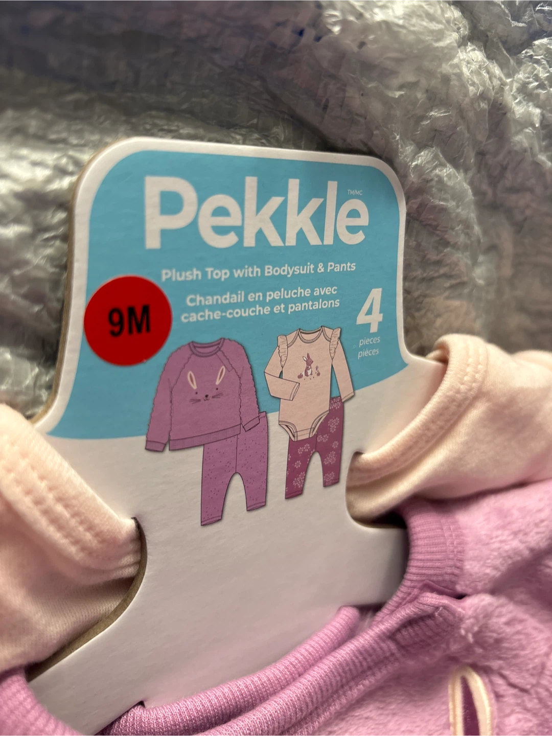 Pekkle Plush Top & Pants Set - 9 Months - photo 2